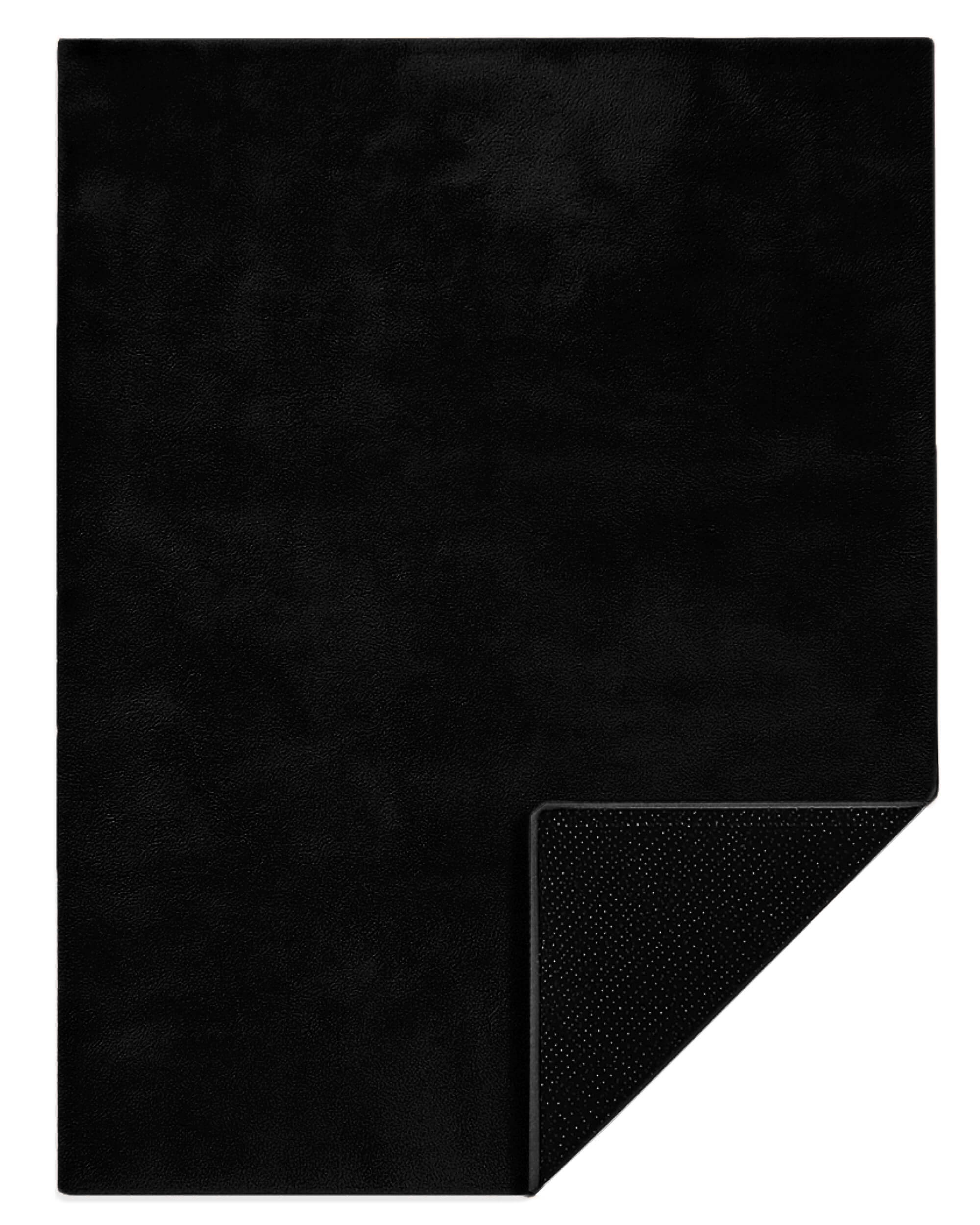 Moderno® Kurzflor Teppich Schwarz – Weicher Wohnzimmer Teppich, modern & waschbar mit rutschhemmender Rückseite