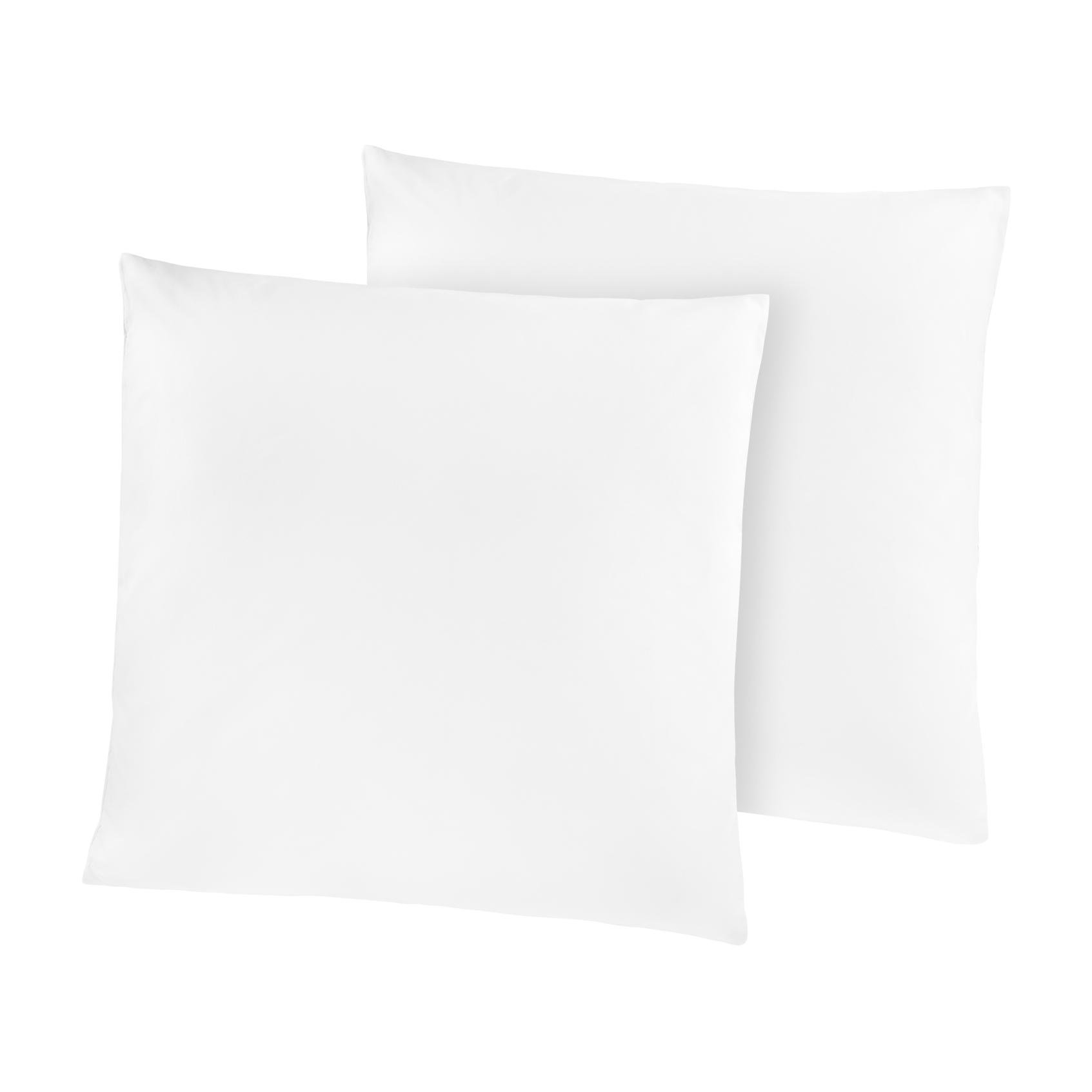 Kissenhüllen Mikrofaser 2er Pack 40x40 cm in Weiss