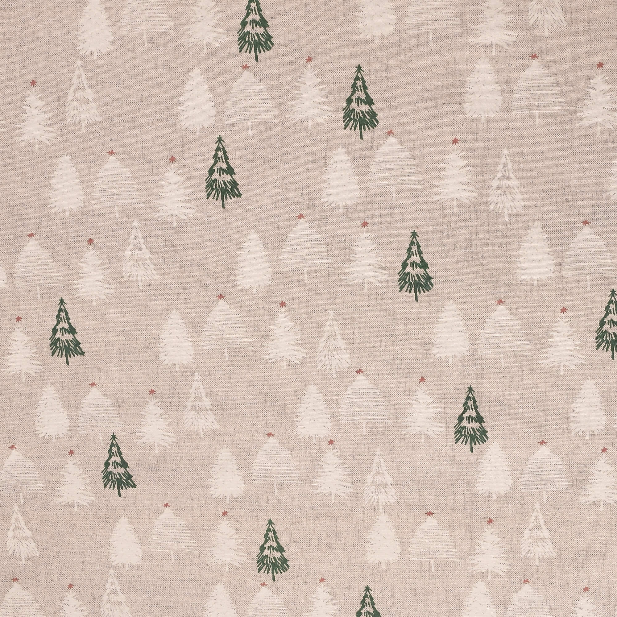 Moderno® Tischläufer Weihnachten mit Fleckschutz – Tannenbäume in Beige, natürlich & abwaschbar Moderno® Tischläufer Weihnachten mit Fleckschutz – Tannenbäume in Beige, natürlich & abwaschbar