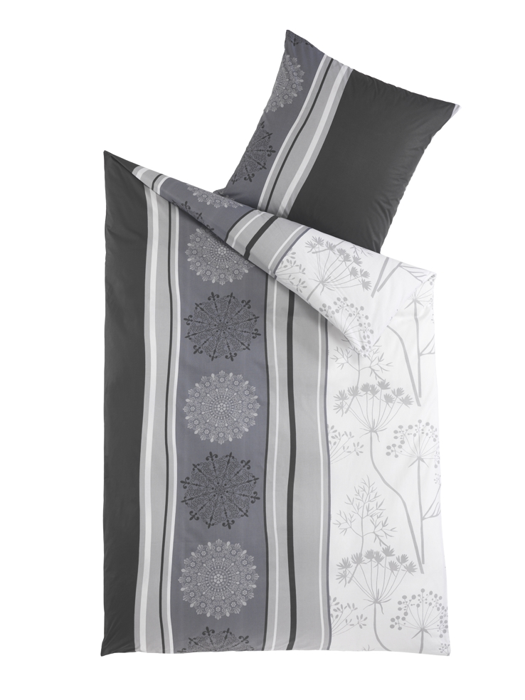 Bettwäsche-Set Premium Renforcé - 2-teilig, 100% Baumwolle, Viola