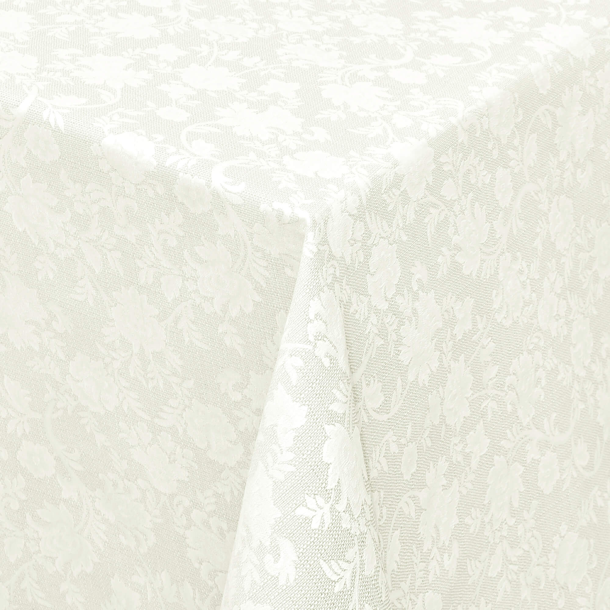 Moderno® Tischdecken Jacquard-Gewebe mit Fleckschutz Badalona Creme-Champagner