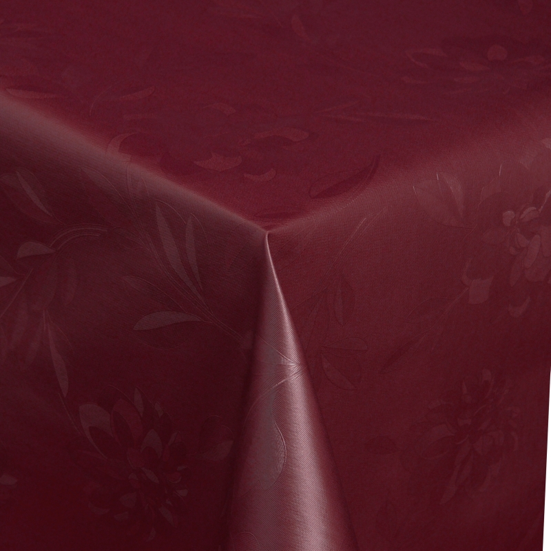 Tischdecke Abwaschbar Wachstuch Relief Blumen Rot im Wunschmaß Tischdecke Abwaschbar Wachstuch Relief Blumen Rot im Wunschmaß
