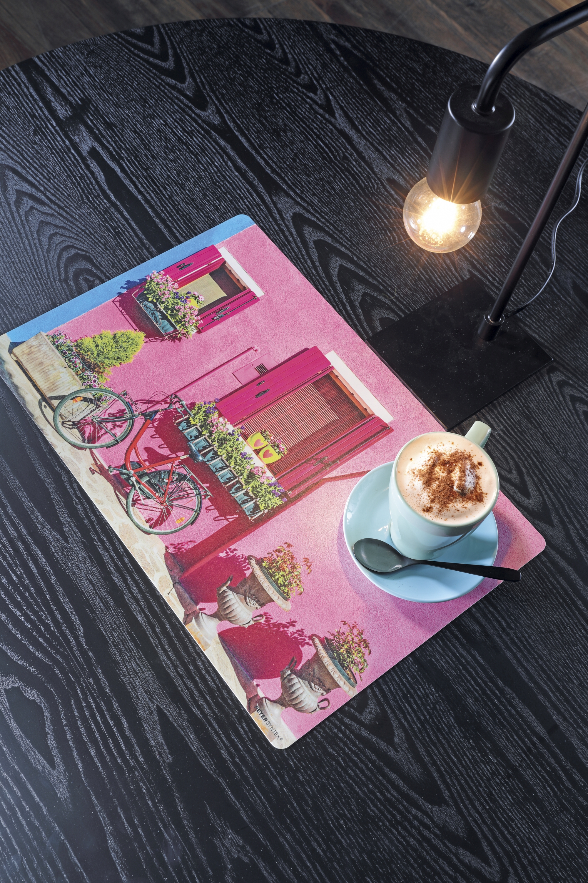 Tischsets Anti-Rutsch 6er-Set Platzsets 30x43 cm Fahrrad Motiv
