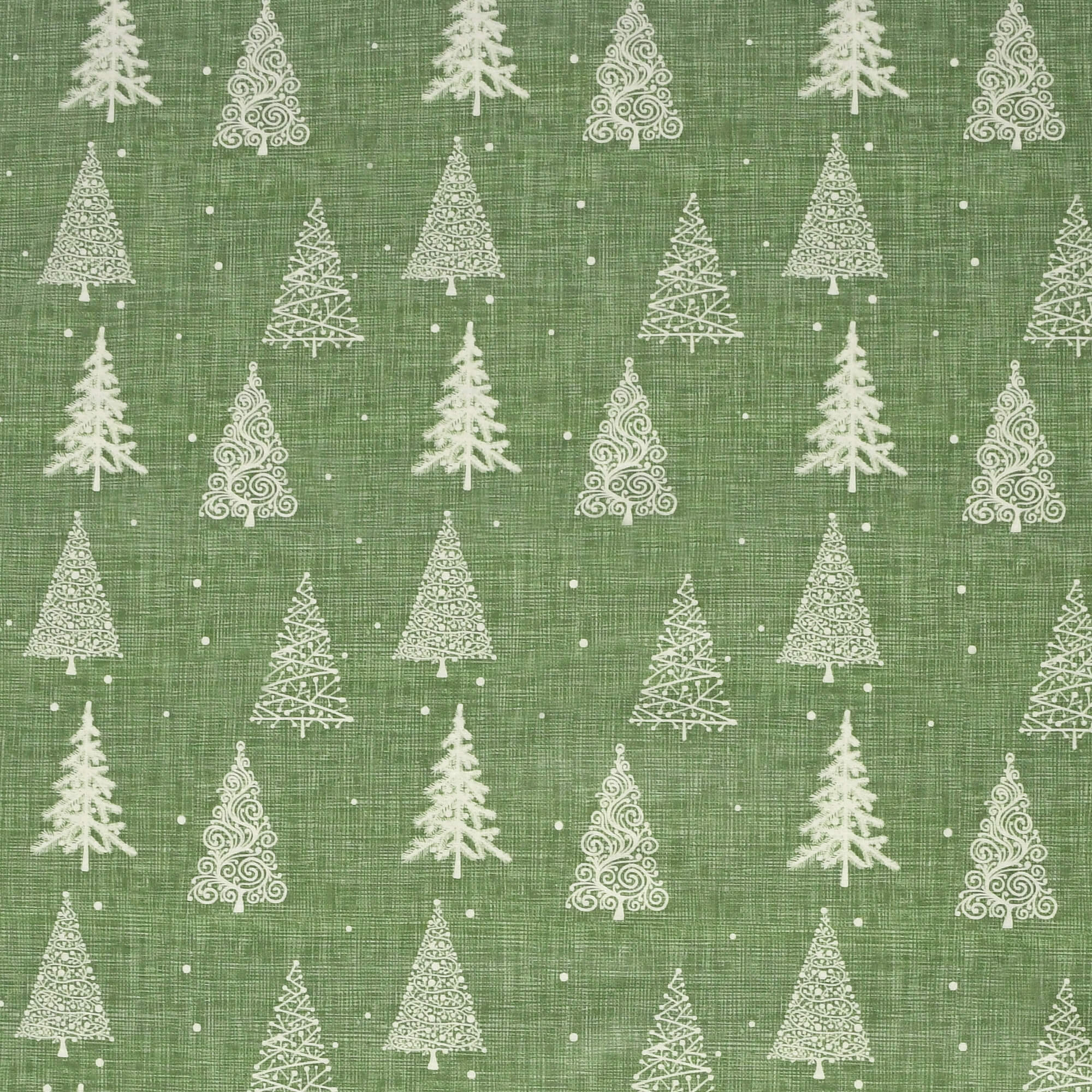 Moderno® Tischdecke Weihnachten Weihnachtstischdecke Tannenbäume Motiv Grün mit Fleckschutz