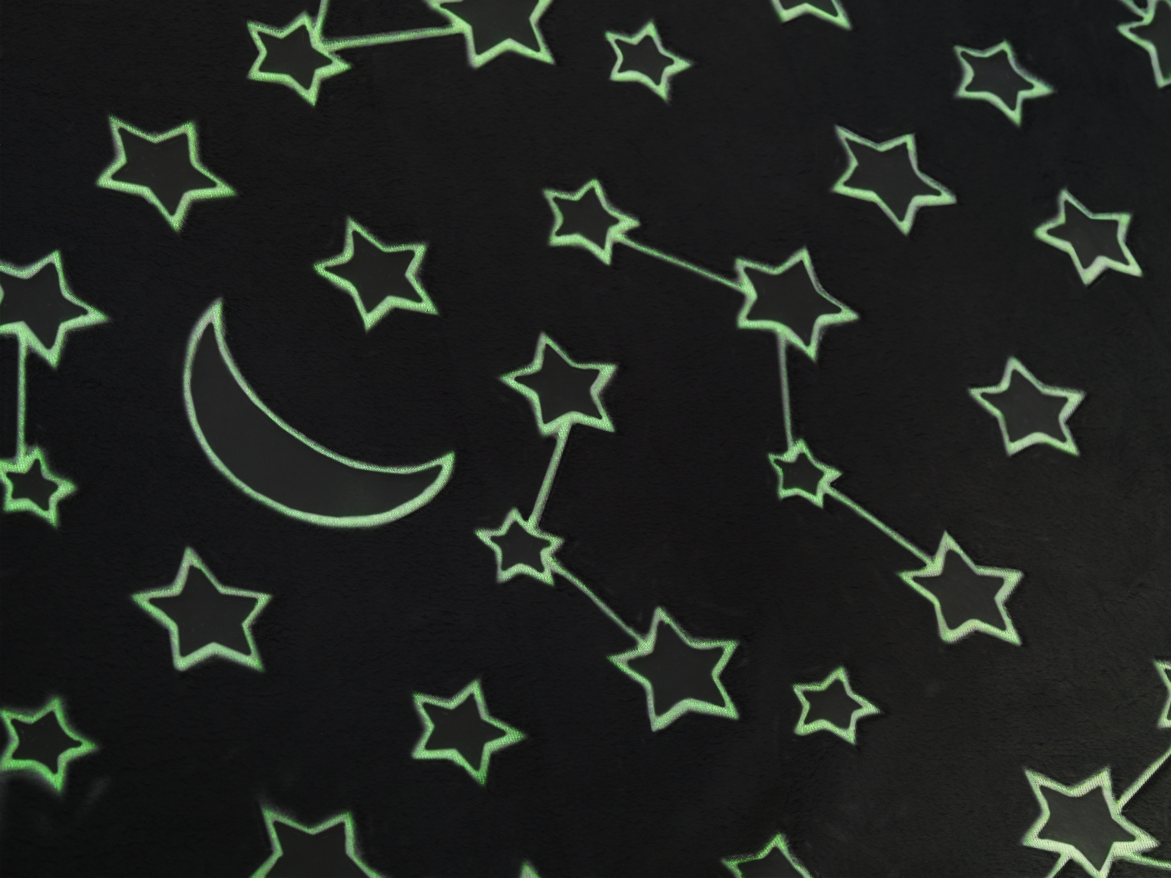 Kuscheldecke leuchtende Flanell Decke 150x200 cm mit Sternen in Grau Kuscheldecke leuchtende Flanell Decke 150x200 cm mit Sternen in Grau