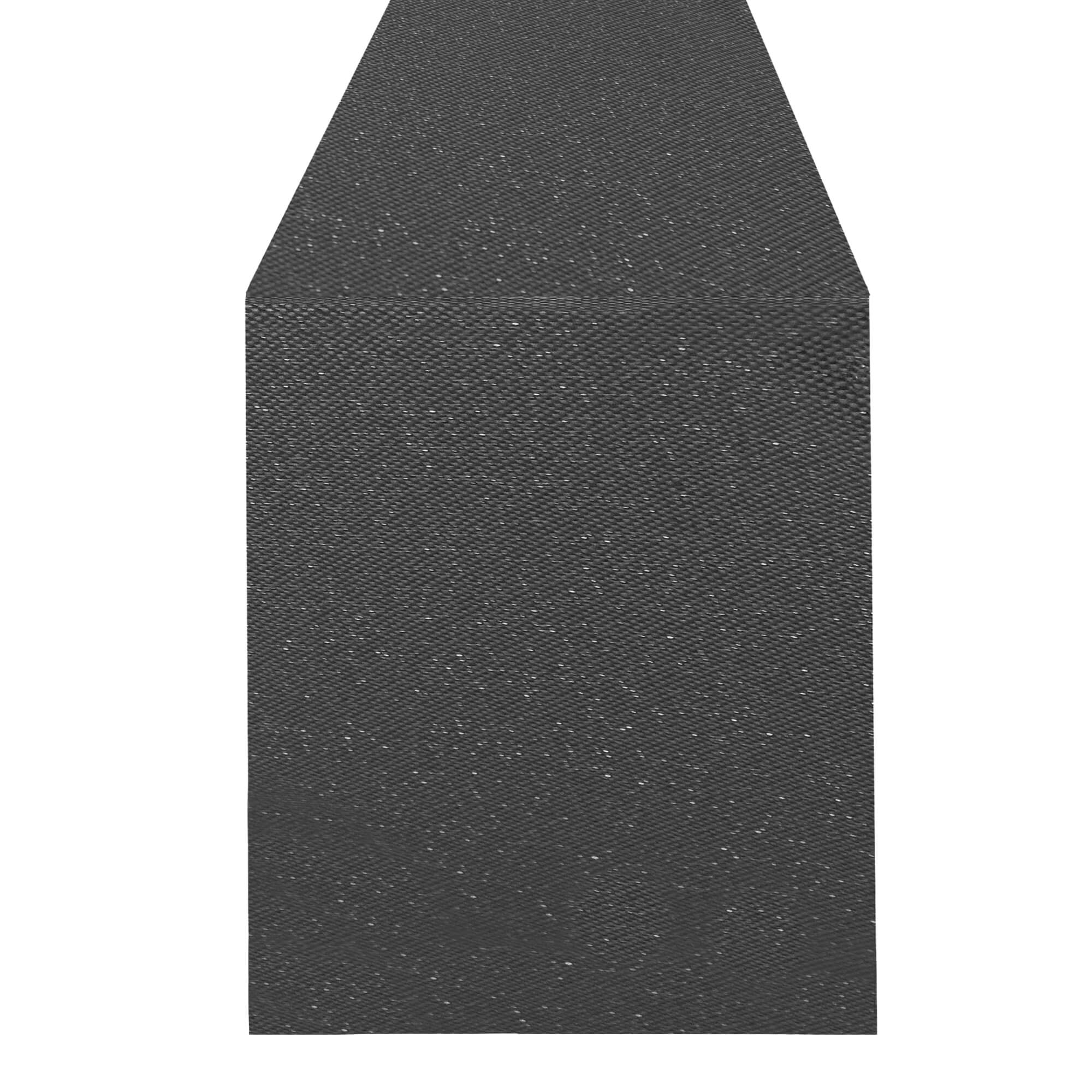 Moderno® Tischläufer Lurex Anthrazit – Jacquard-Gewebe mit Glanzeffekt & Fleckschutz, festlich & abwaschbar
