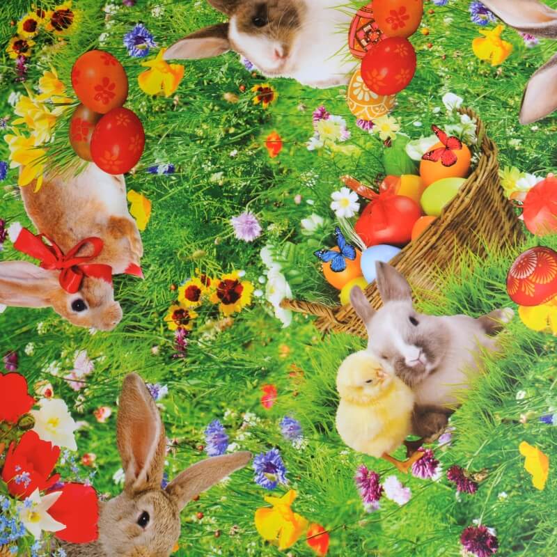 Tischdecke Abwaschbar Wachstuch Ostern Bunt Frühlingswiese Hasen Eier Wunschmaß Tischdecke Abwaschbar Wachstuch Ostern Bunt Frühlingswiese Hasen Eier Wunschmaß