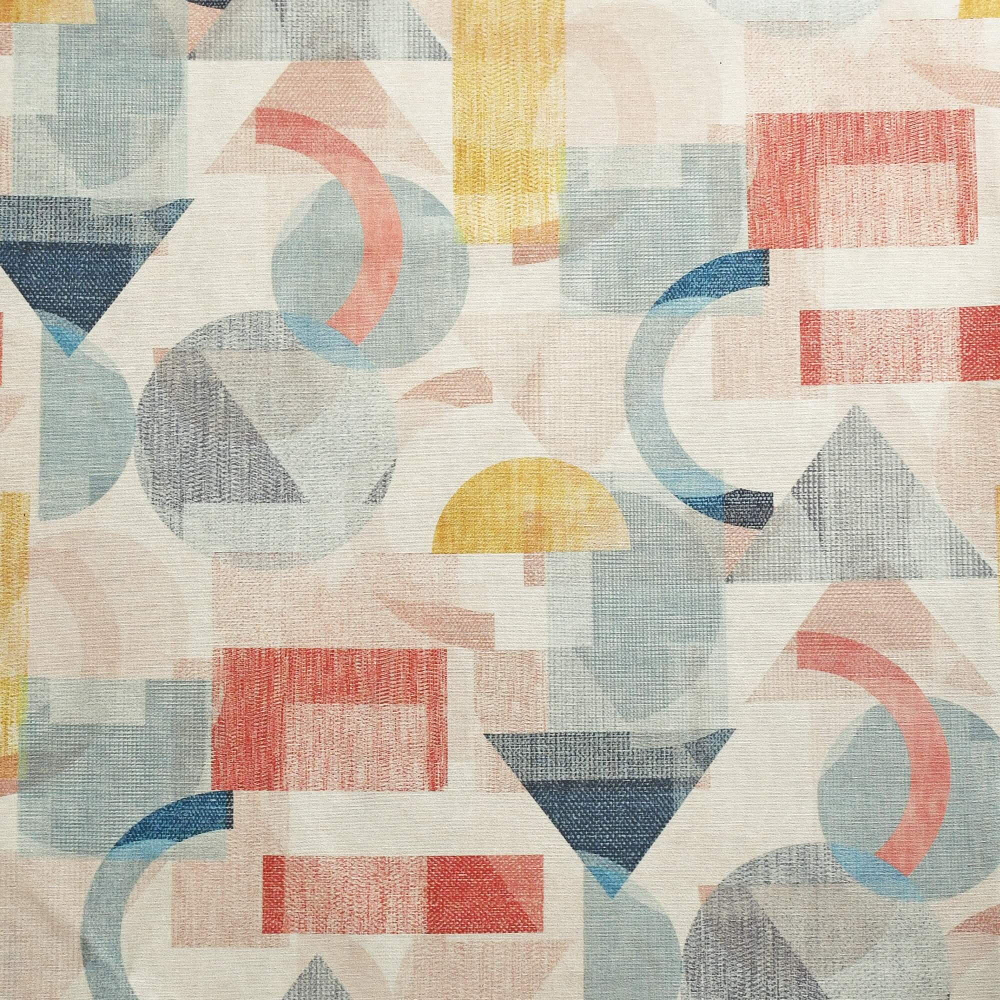 Moderno® Abwaschbare Tischdecke mit Fleckschutz - Leinenoptik, Geometrische Formen in Beige