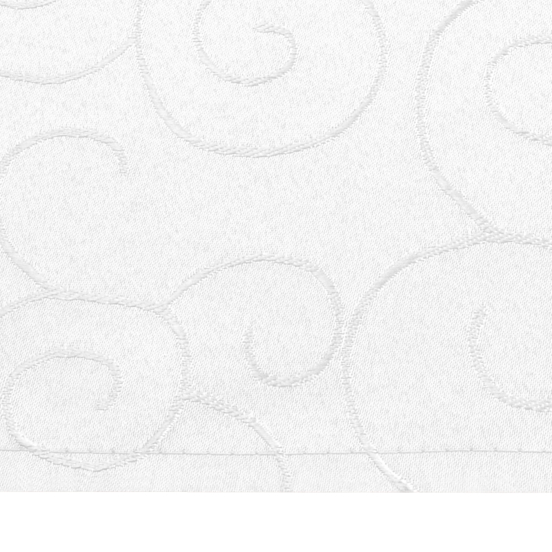 Tischdecken Damast Oval mit Saum Ornamente Weiss Tischdecken Damast Oval mit Saum Ornamente Weiss