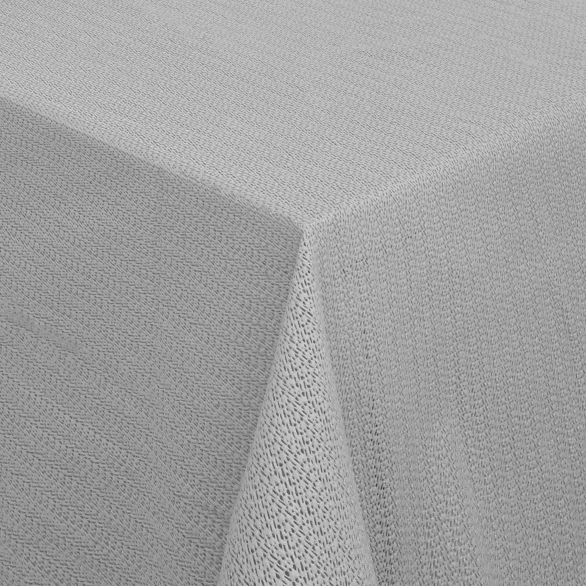 Gartentischdecke mit Fransen eckig 130x160 cm Grau Gartentischdecke mit Fransen eckig 130x160 cm Grau