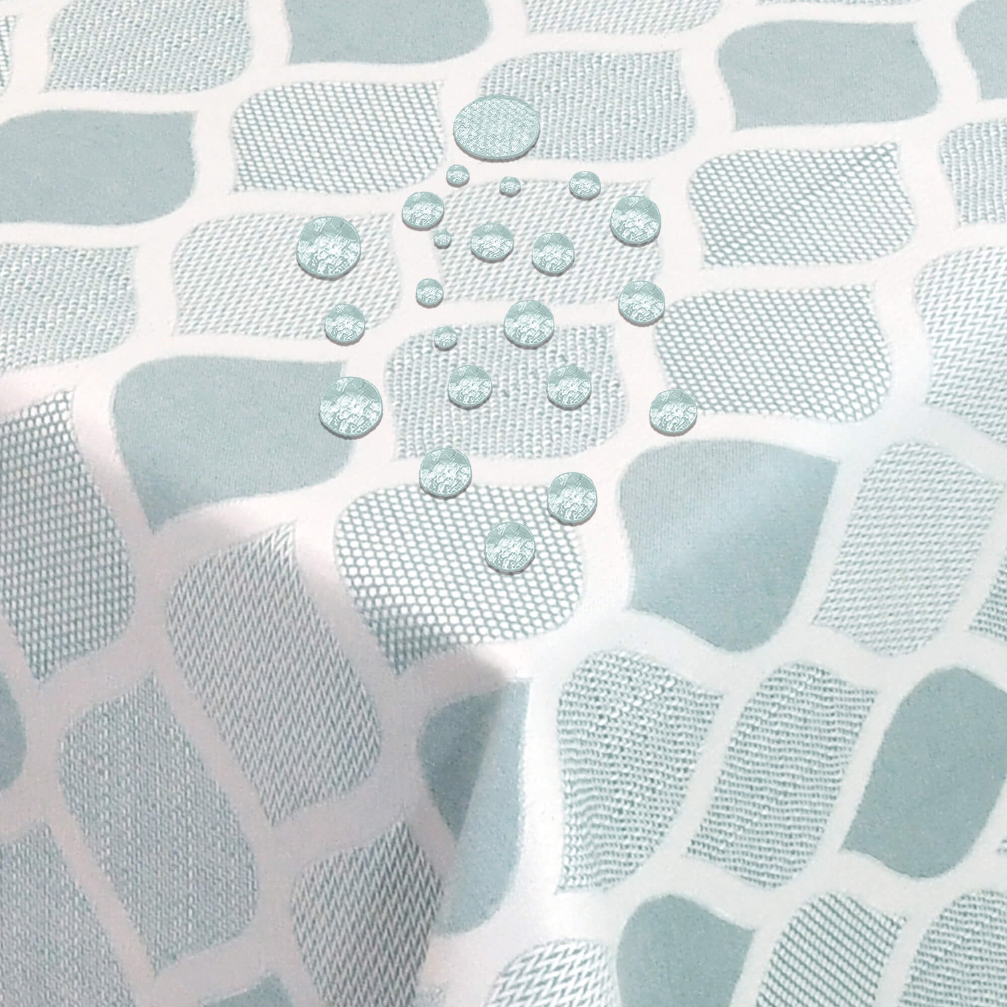 Moderno® Tischdecken Jacquard-Gewebe mit Fleckschutz Gandia Türkis Moderno® Tischdecken Jacquard-Gewebe mit Fleckschutz Gandia Türkis