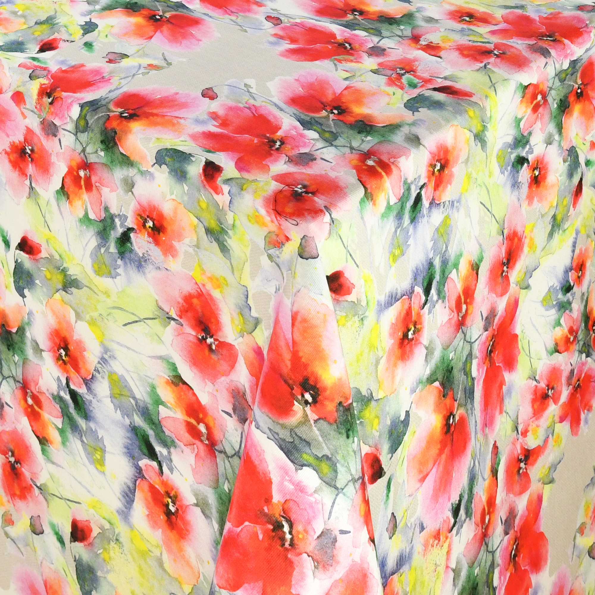 Tischdecke Outdoor abwaschbare Gartentischdecke Mohnblumen mit Fleckschutz Tischdecke Outdoor abwaschbare Gartentischdecke Mohnblumen mit Fleckschutz