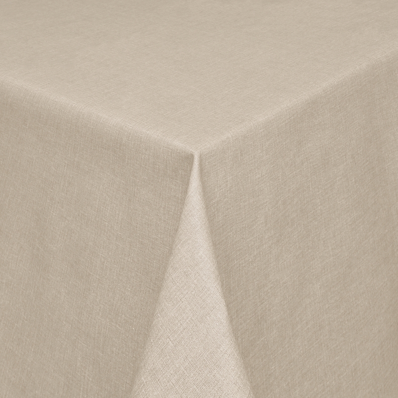 Tischdecken Olbia Jaquard-Gewebe in Sand mit Fleckschutz Tischdecken Olbia Jaquard-Gewebe in Sand mit Fleckschutz