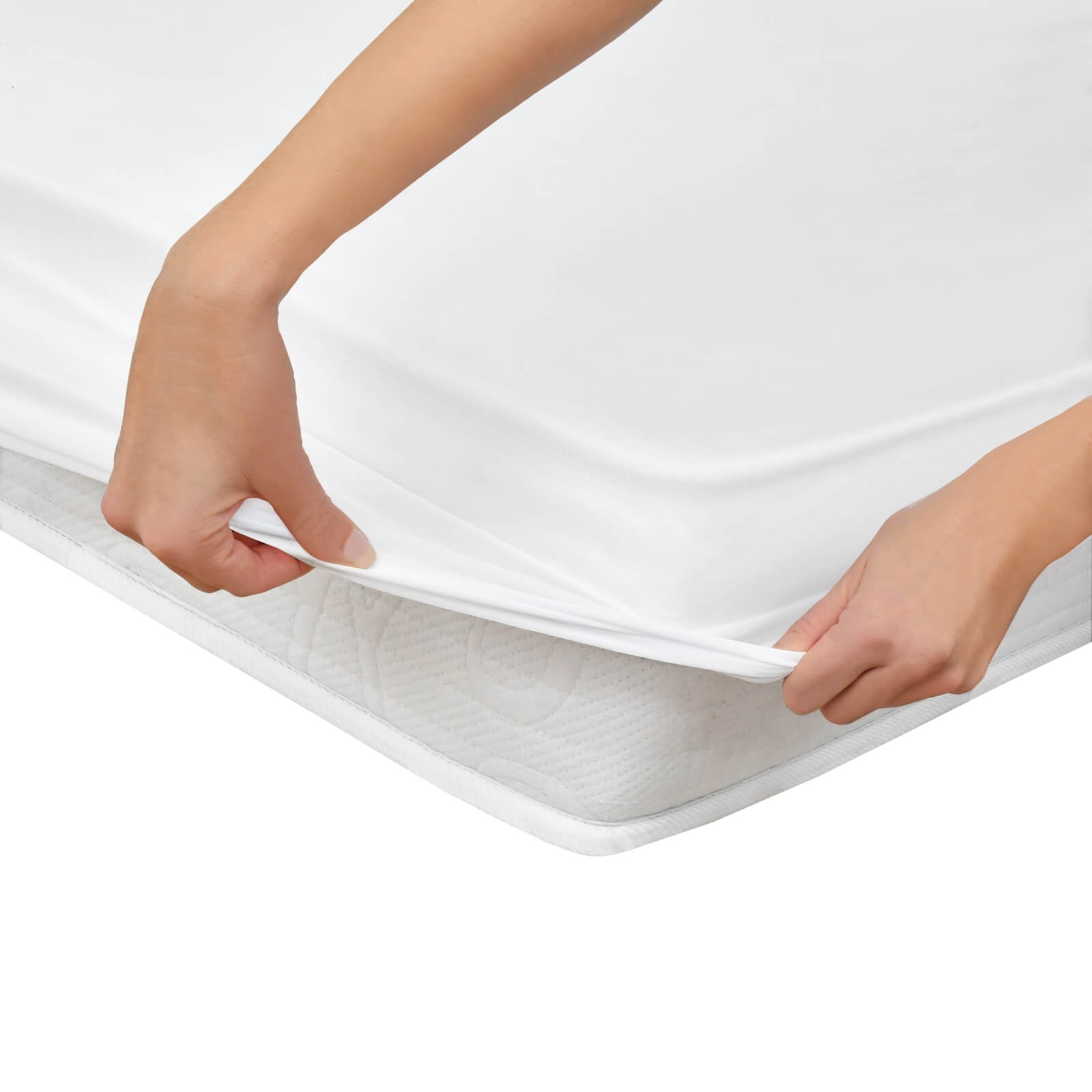 Moderno® kochfester Matratzenschoner – wasserdichter Matratzenschutz & Anti-Milben Bezug für Allergiker im 2er Set – 60x120 cm