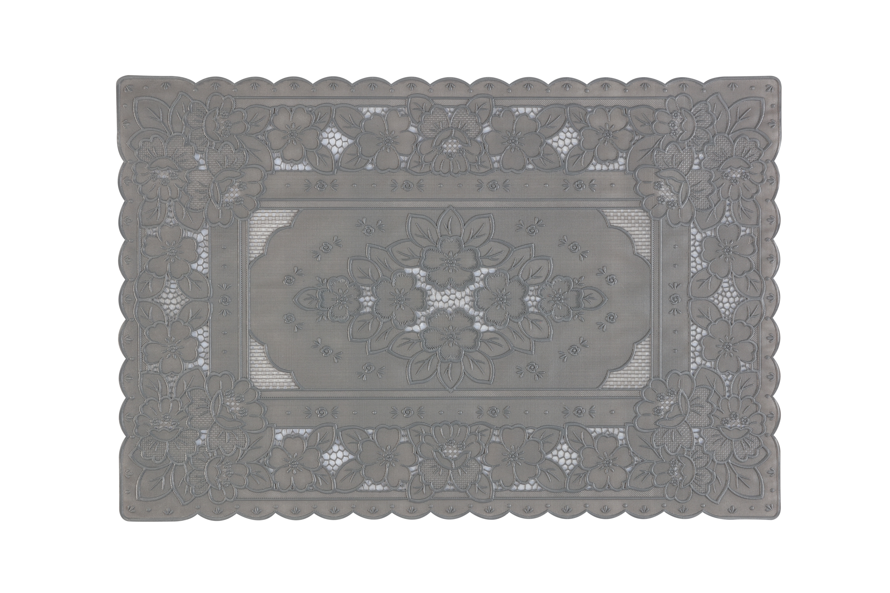 Tischsets EVA 6er-Set Platzsets 30x45 cm Blumenmuster Anthrazit Tischsets EVA 6er-Set Platzsets 30x45 cm Blumenmuster Anthrazit