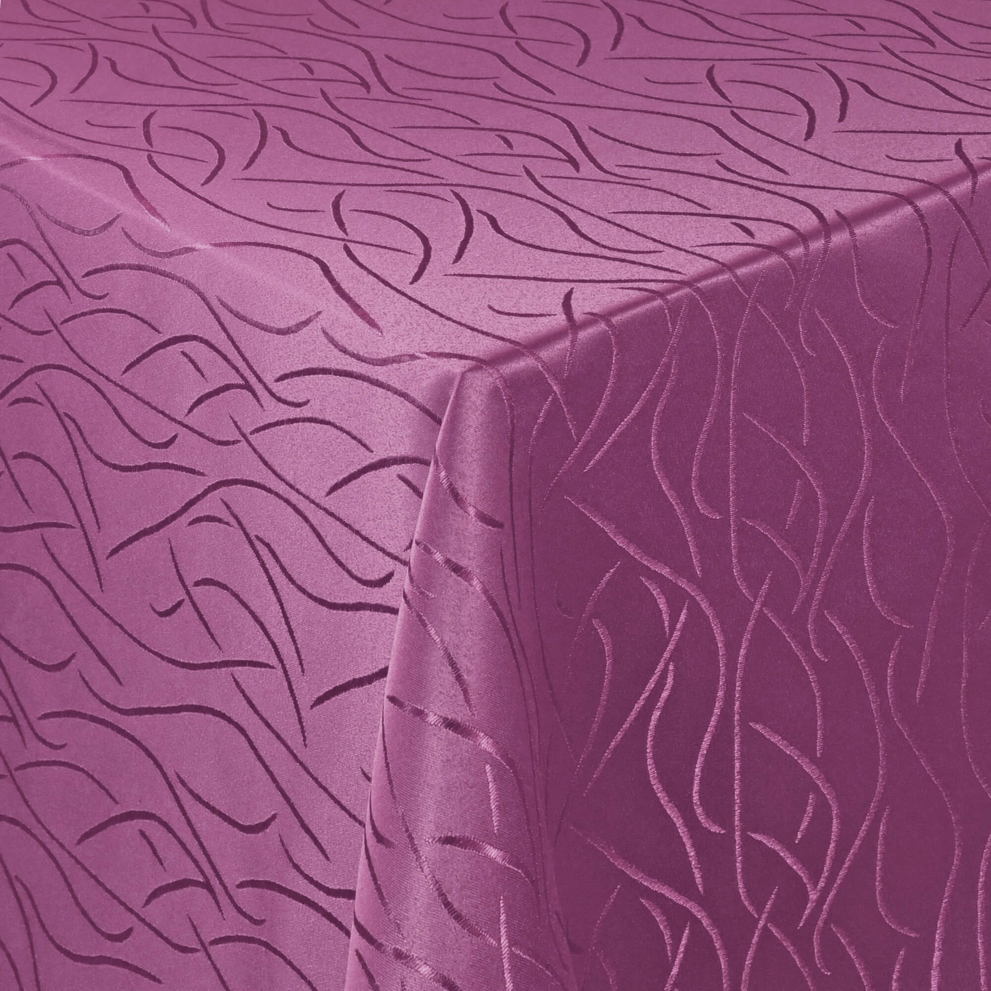 Sonderposten – Moderno® Damast-Tischdecke eckig 80x80 cm mit Streifenmuster in Lila Sonderposten – Moderno® Damast-Tischdecke eckig 80x80 cm mit Streifenmuster in Lila