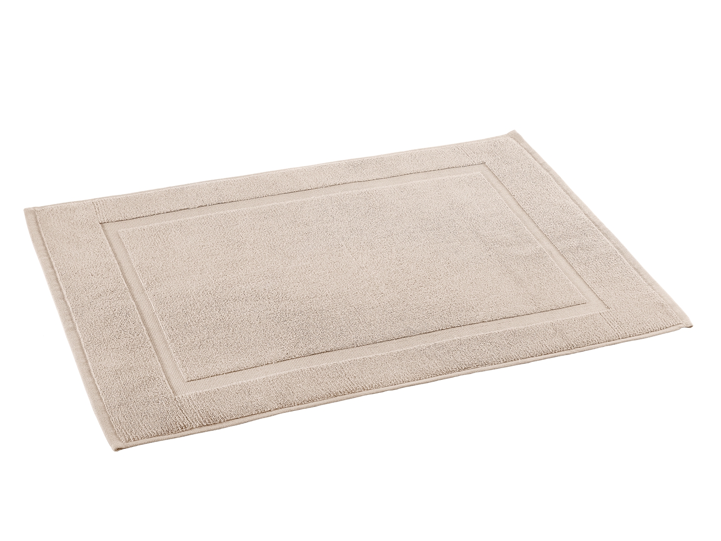 Flauschige Badematte Luxuriöser Badvorleger für Ihr Badezimmer in Beige