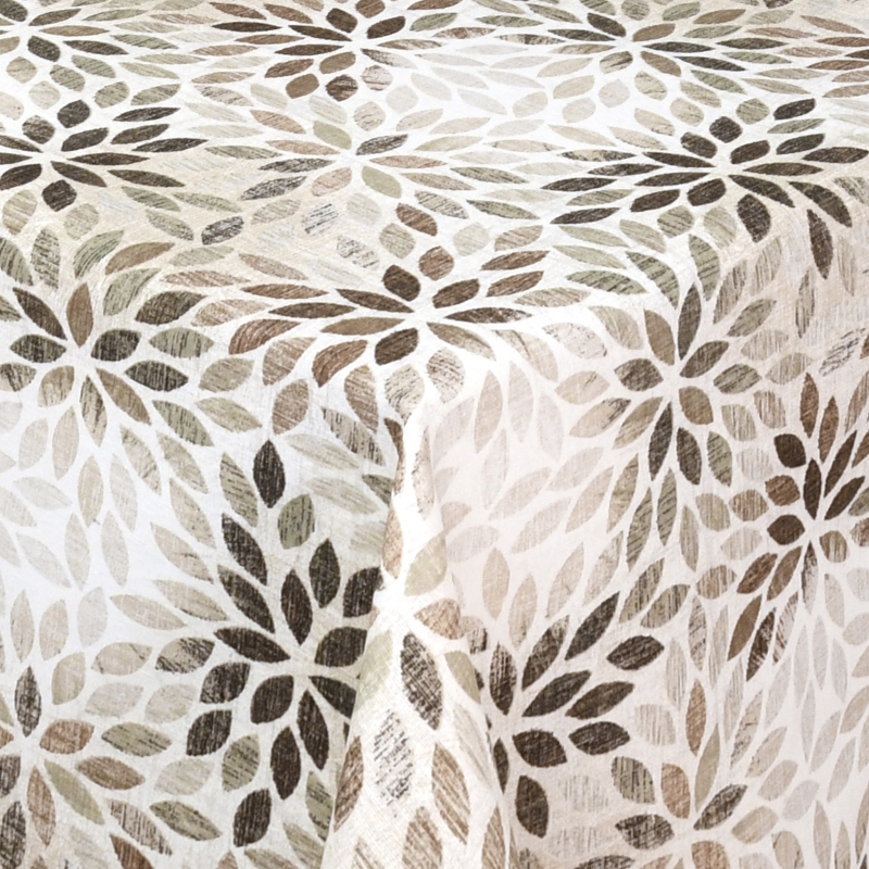 Tischdecken Siracusa Baumwolle mit Fleckschutz in Beige