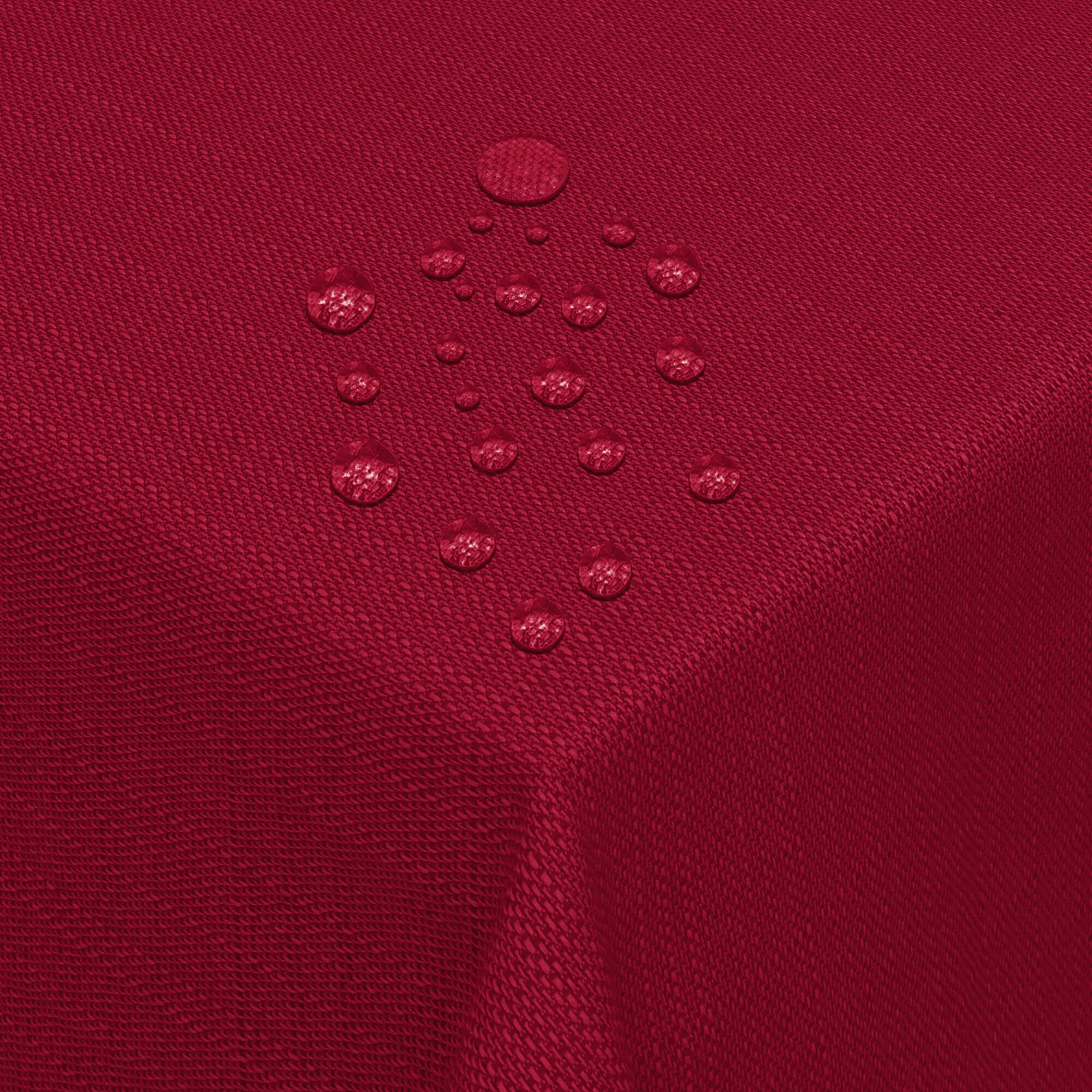 Moderno® Tischdecken Jacquard-Gewebe mit Fleckschutz und Saum Alicante in Wein-Rot