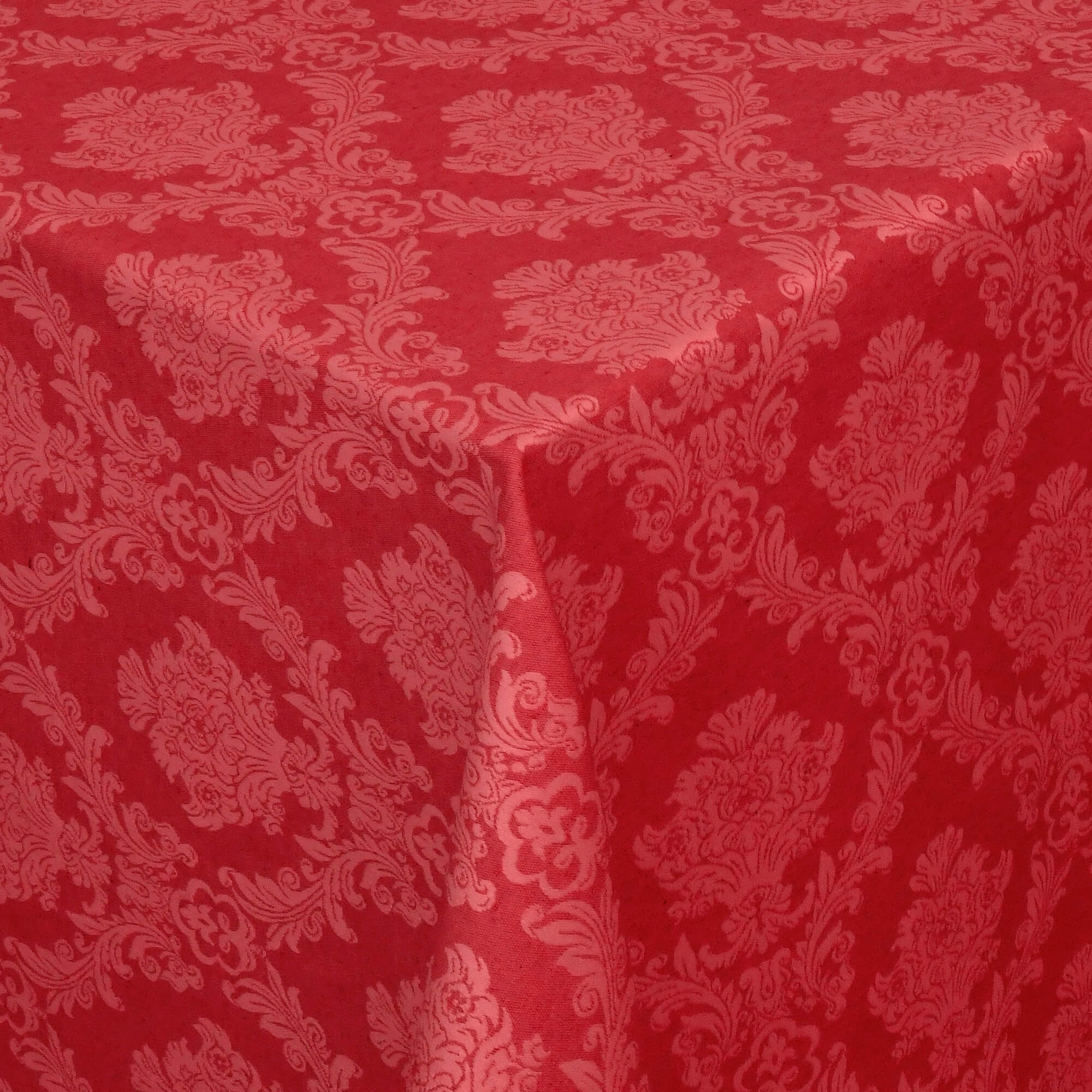 Moderno® Tischdecke Jacquard-Gewebe Weihnachten Weihnachtstischdecke Barock Rot mit Fleckschutz