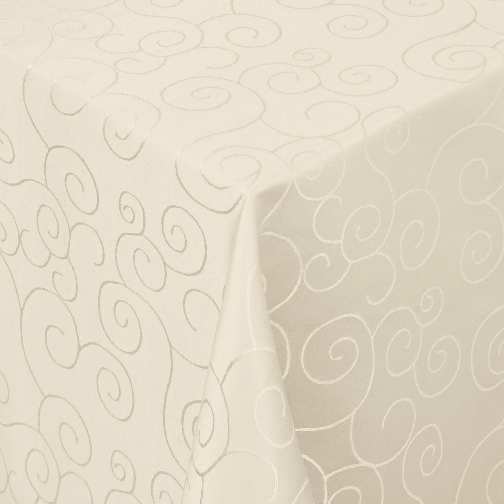 Moderno® Tischdecke Ornamente Damast-Jacquard Creme-Champagner Moderno® Tischdecke Ornamente Damast-Jacquard Creme-Champagner