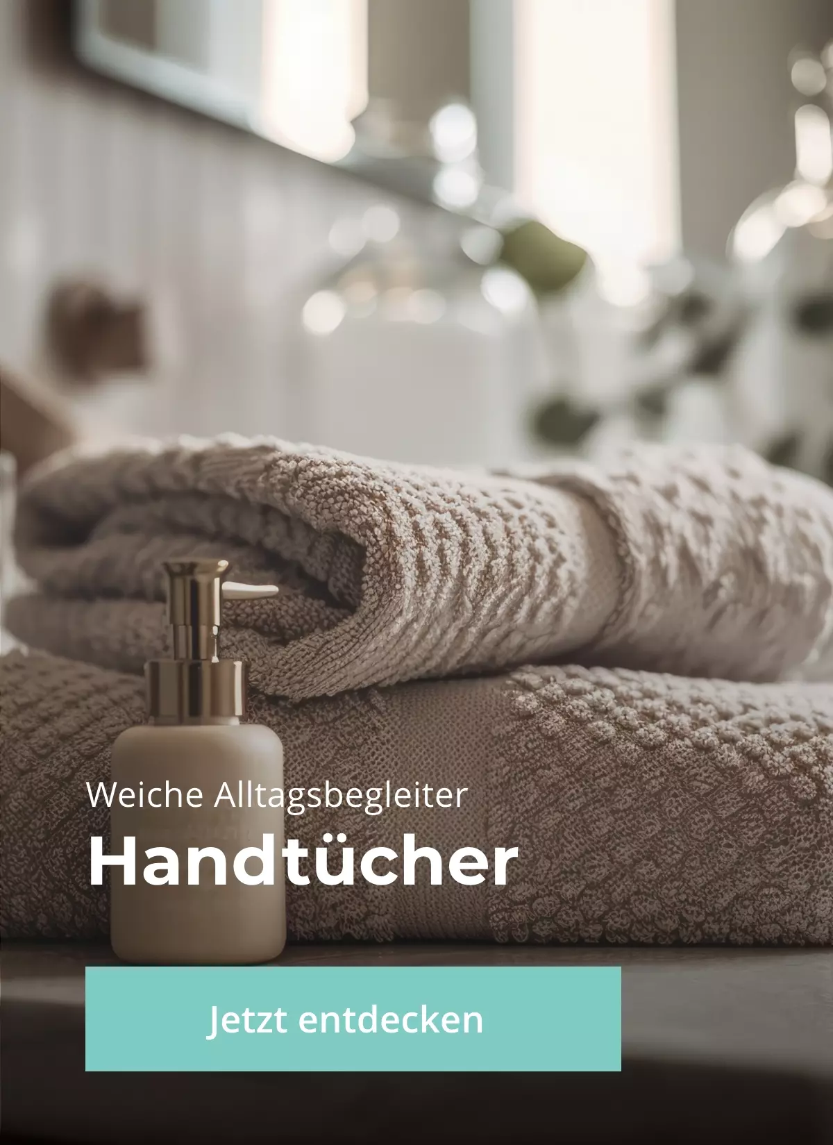 Hochwertige Handtücher für ein angenehmes Badeerlebnis Handtücher - Entdecken Sie unsere hochwertigen Handtücher in verschiedenen Größen und Farben für ein angenehmes Badeerlebnis.