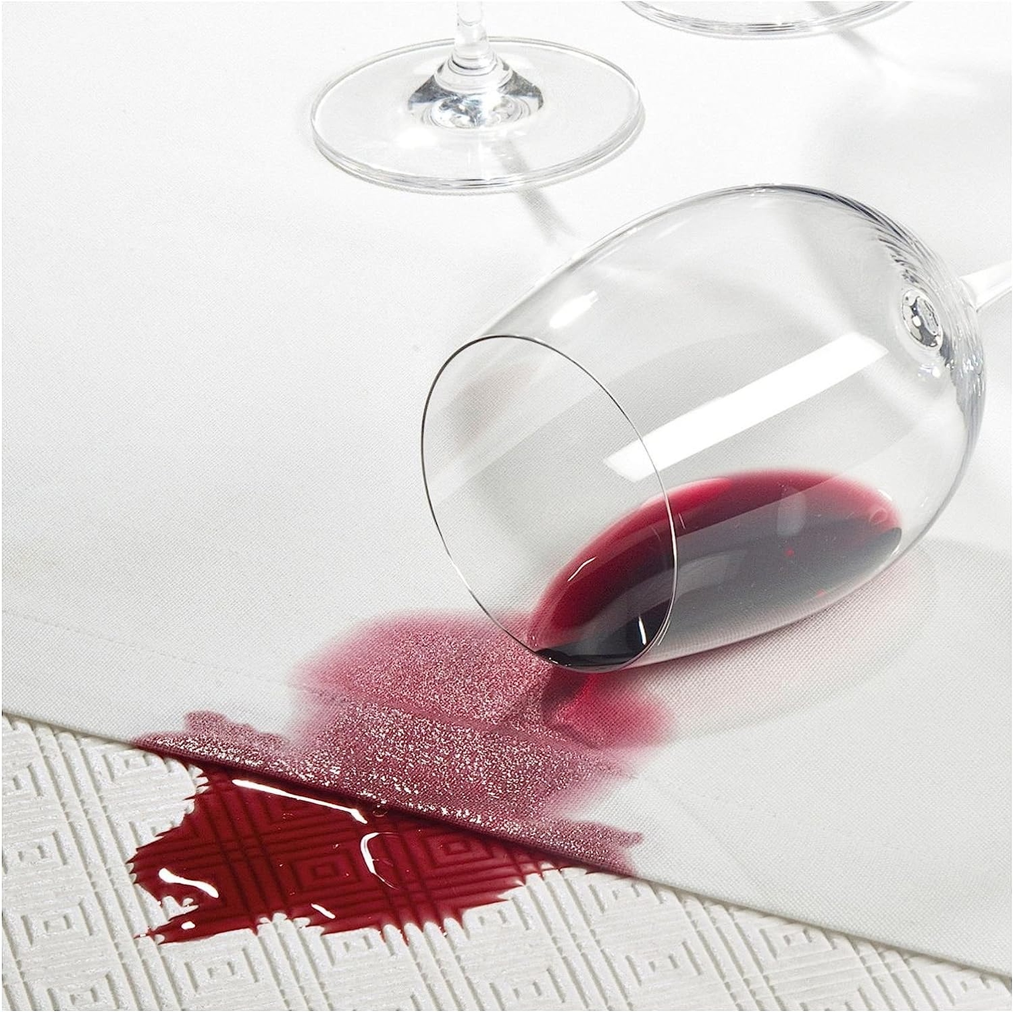 Tischschoner Tischpolster Schutz Unterlage Tischdecke Meterware Weiss Tischschoner Tischpolster Schutz Unterlage Tischdecke Meterware Weiss