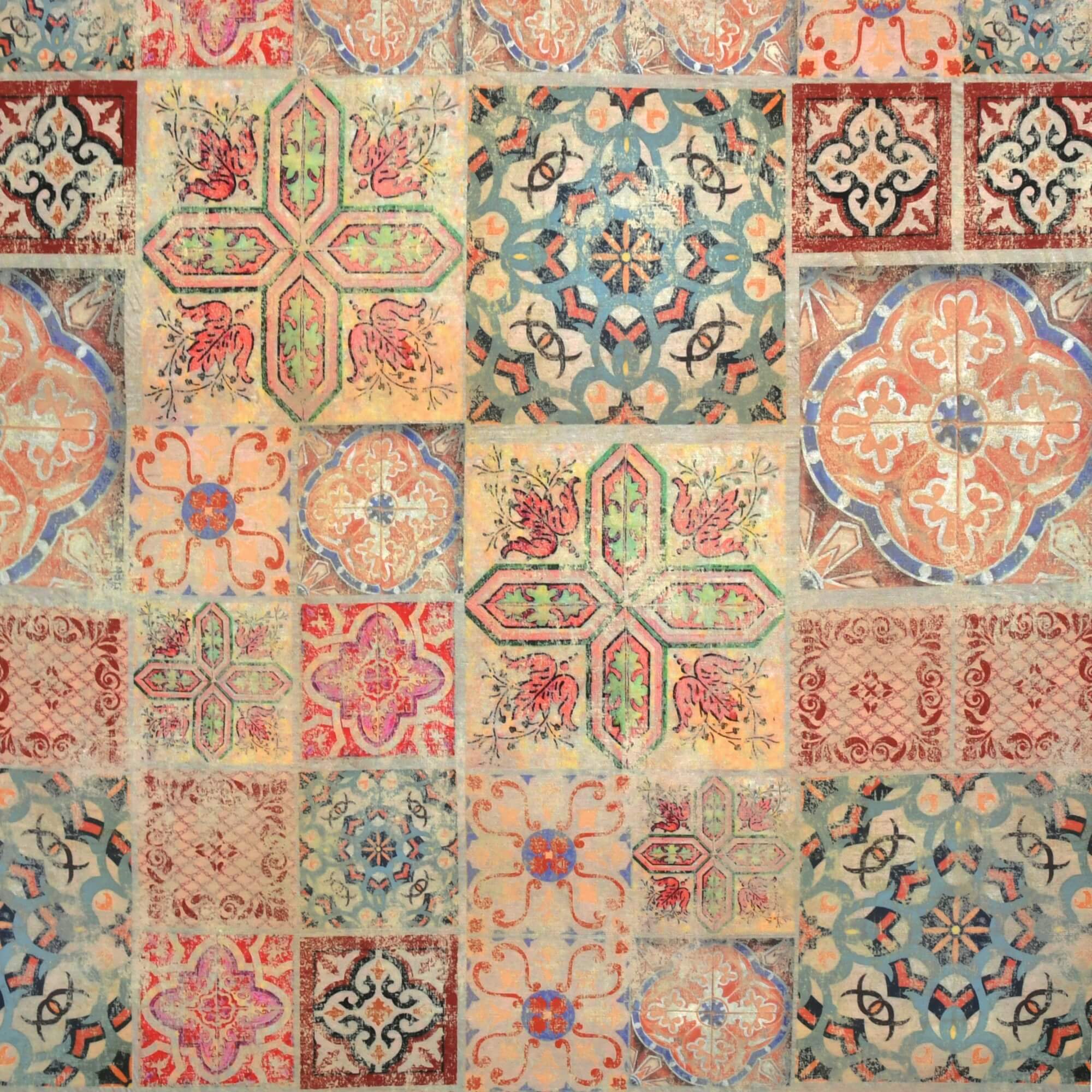 Moderno® Abwaschbare Tischdecke mit Fleckschutz - Leinenoptik, Orientalische Muster in Beige