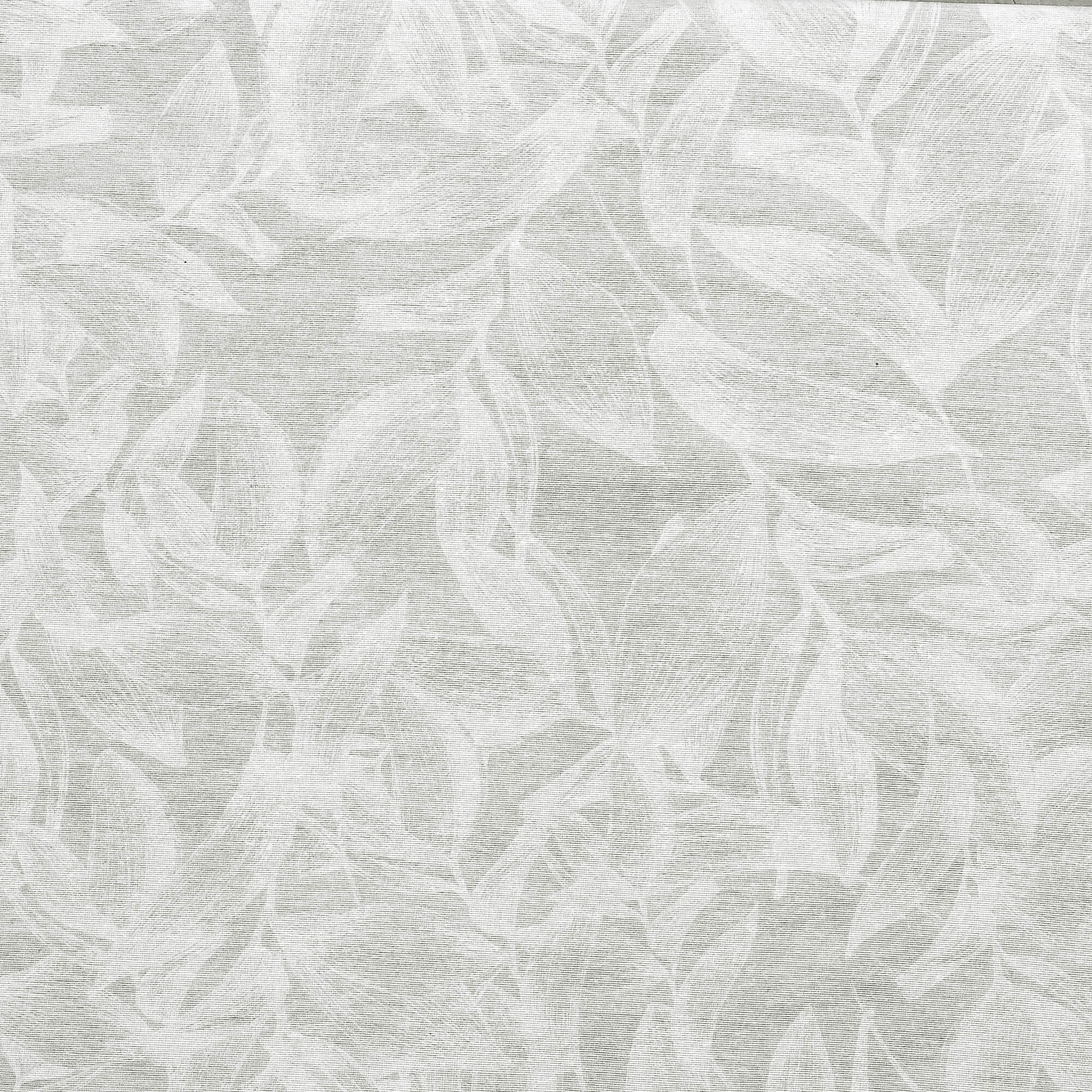 Moderno® Abwaschbare Tischdecke mit Fleckschutz - Leinenoptik, Exotische Blätter in Grau