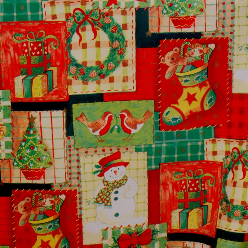 Moderno® Tischdecke Abwaschbar Wachstuch Weihnachten Advent Grün Rot Wunschmaß