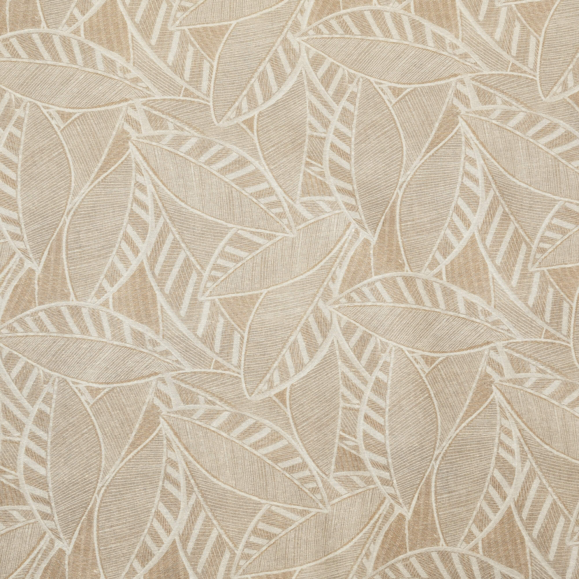Moderno® Abwaschbare Tischdecke mit Fleckschutz – Dezentes Blättermotiv in Beige und Creme