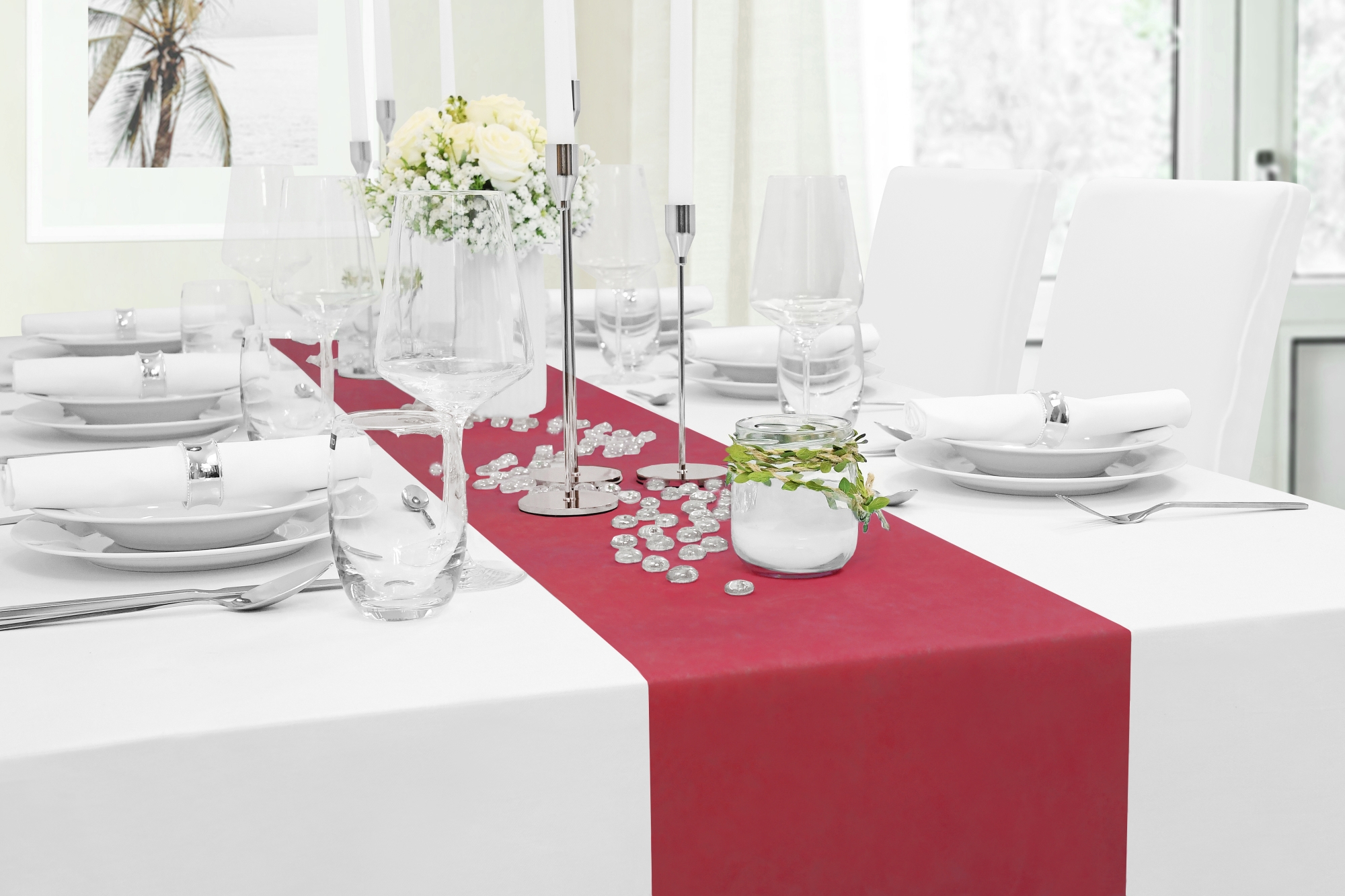 Tischläufer Rot 25 m Vliesstoff – Modern, Outdoor, Tischdeko für Hochzeit, Party, Fest, Geburtstag, Eventdeko, Feier, Garten, Terrasse, Tischband Tischläufer Rot 25 m Vliesstoff – Modern, Outdoor, Tischdeko für Hochzeit, Party, Fest, Geburtstag, Eventdeko, Feier, Garten, Terrasse, Tischband