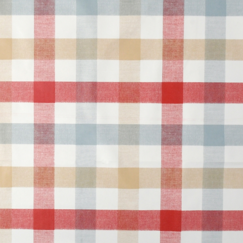 Tischdecke Abwaschbar Wachstuch Karomuster in Rot und Beige im Wunschmaß Tischdecke Abwaschbar Wachstuch Karomuster in Rot und Beige im Wunschmaß