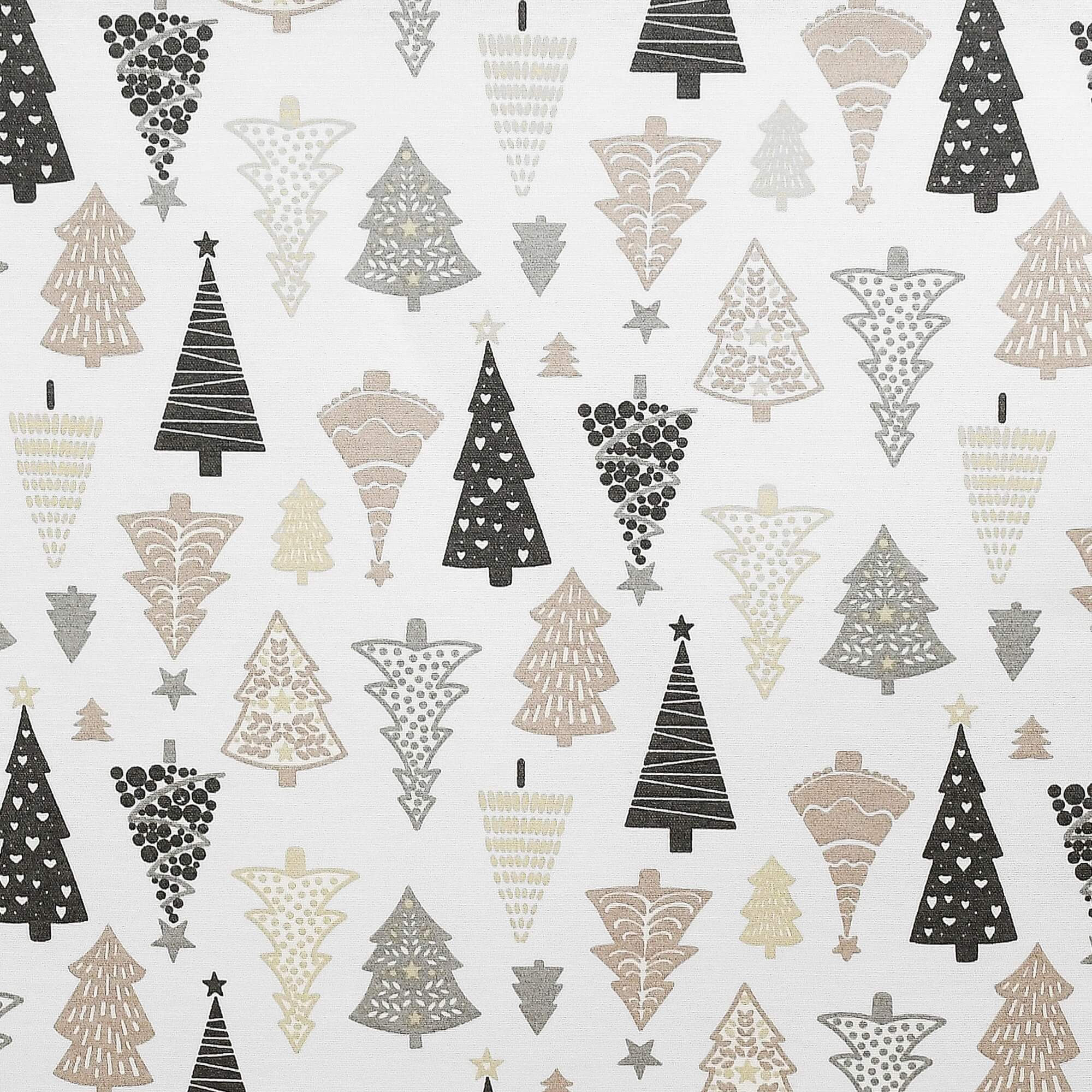 Moderno® Tischdecke Weihnachten Weihnachtstischdecke Weiss Weihnachtsbaum Motiv mit Fleckschutz