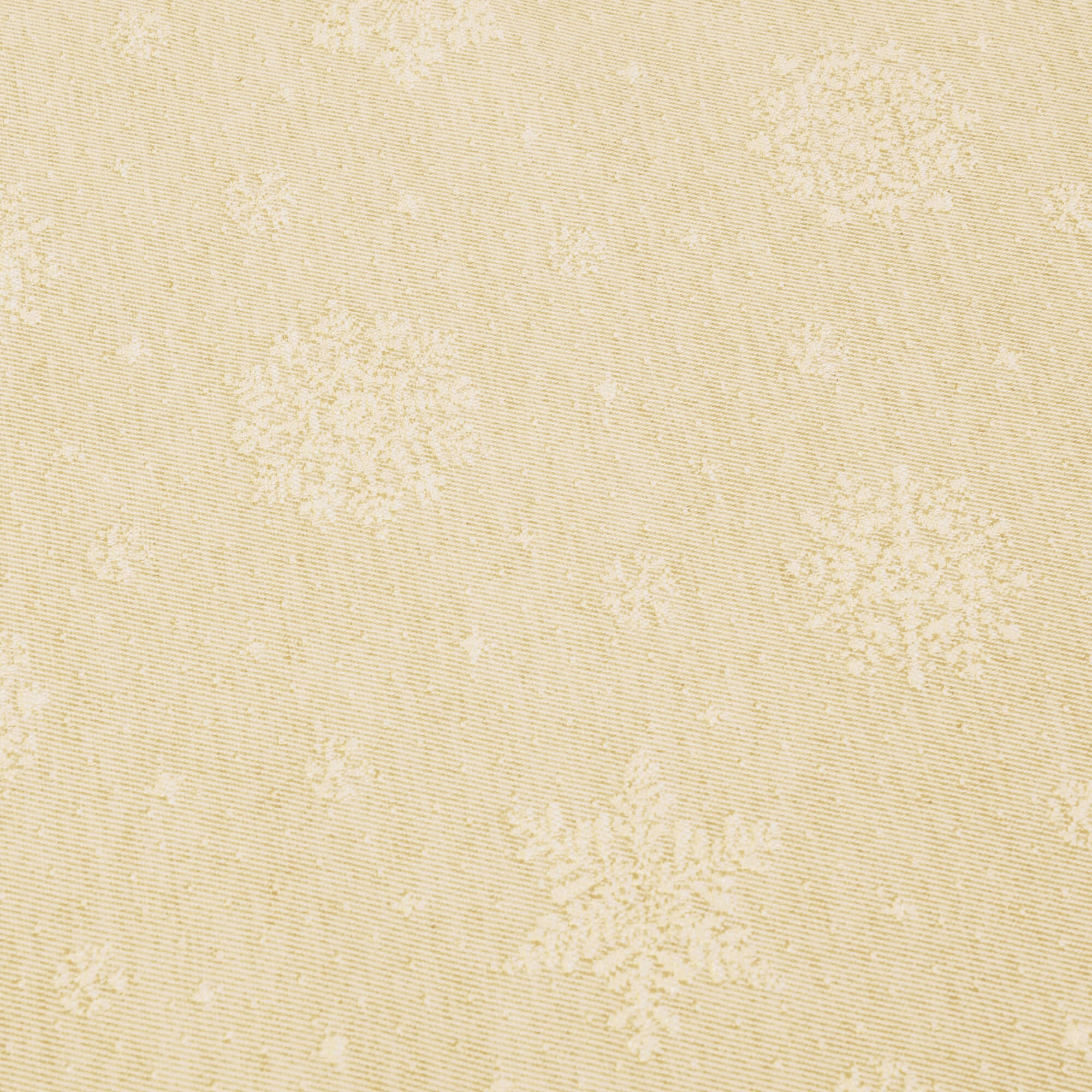 Moderno® Tischläufer Lurex Schneekristalle Elfenbein – Jacquard-Gewebe mit Glanzeffekt & Fleckschutz, festlich & abwaschbar