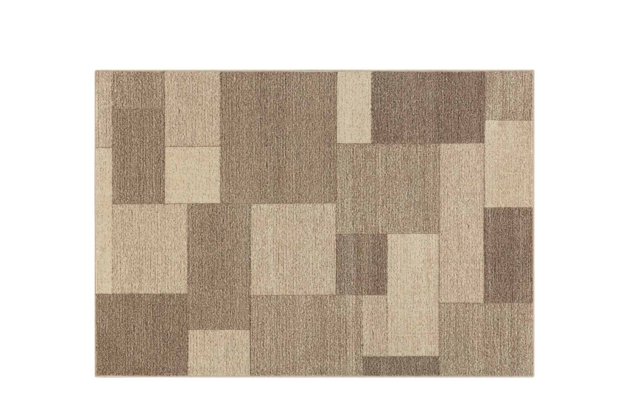 Teppich Ylva – Braun mit Ton-in-Ton Struktur – Kurzflor – robust & stilvoll für jeden Wohnraum