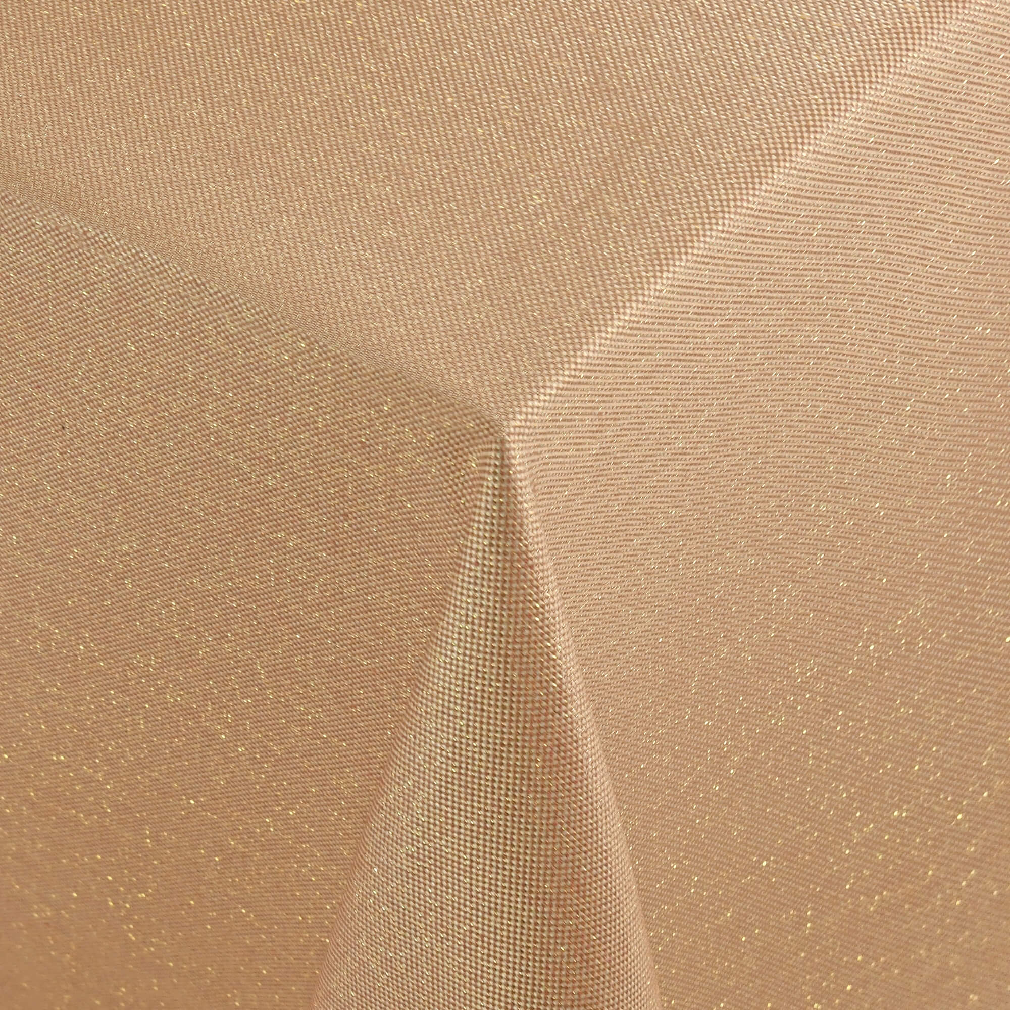 Tischdecke Lurex Kupfer-Gold mit Glanzeffekt & Fleckschutz – festlich