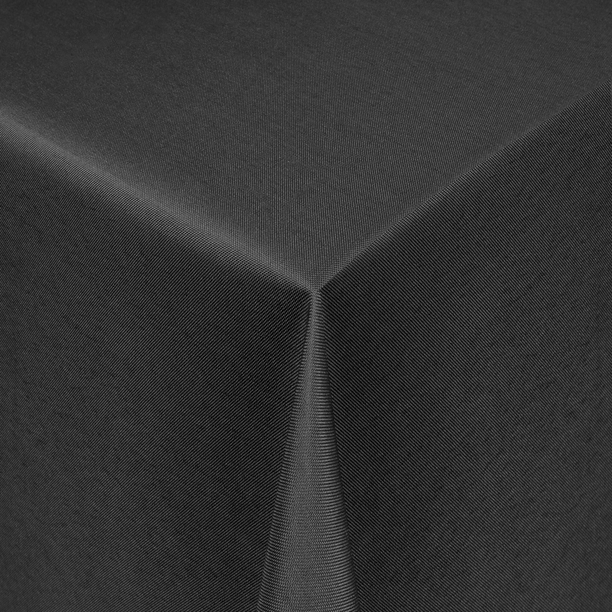 Sonderposten – Moderno® Damast-Tischdecke eckig 80x80 cm einfarbig in Schwarz