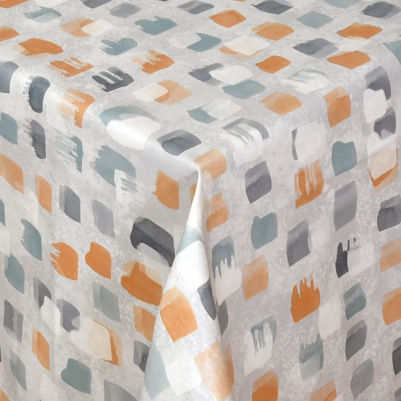 Tischdecke Abwaschbar Wachstuch Quadrato in Grau im Wunschmaß Tischdecke Abwaschbar Wachstuch Quadrato in Grau im Wunschmaß