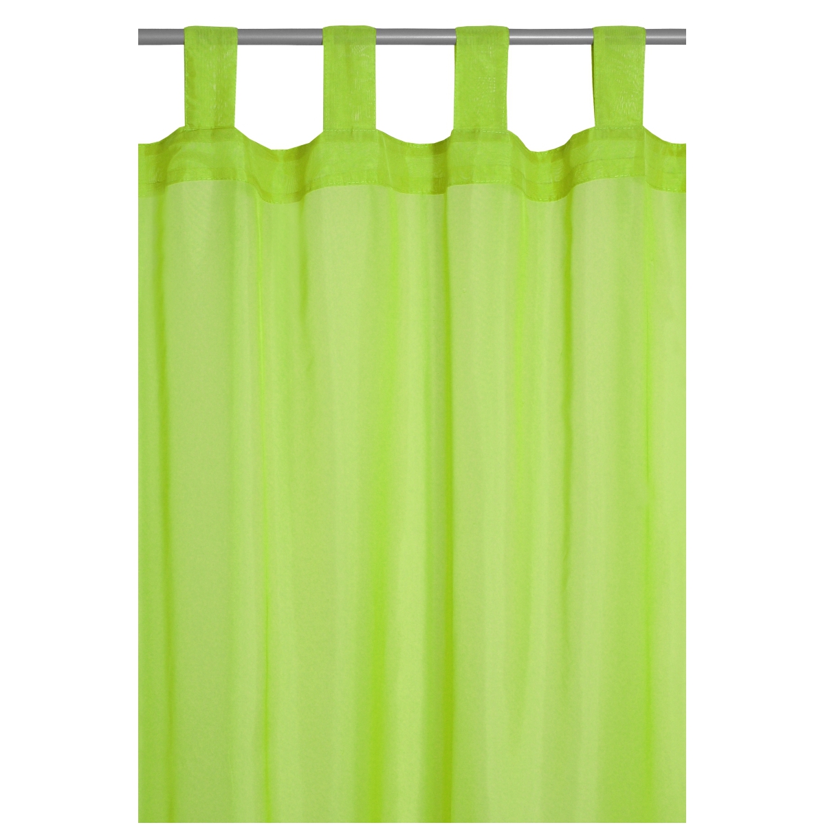 Vorhang Gardine Transparent Schlaufenschal Dekoschal in Grün