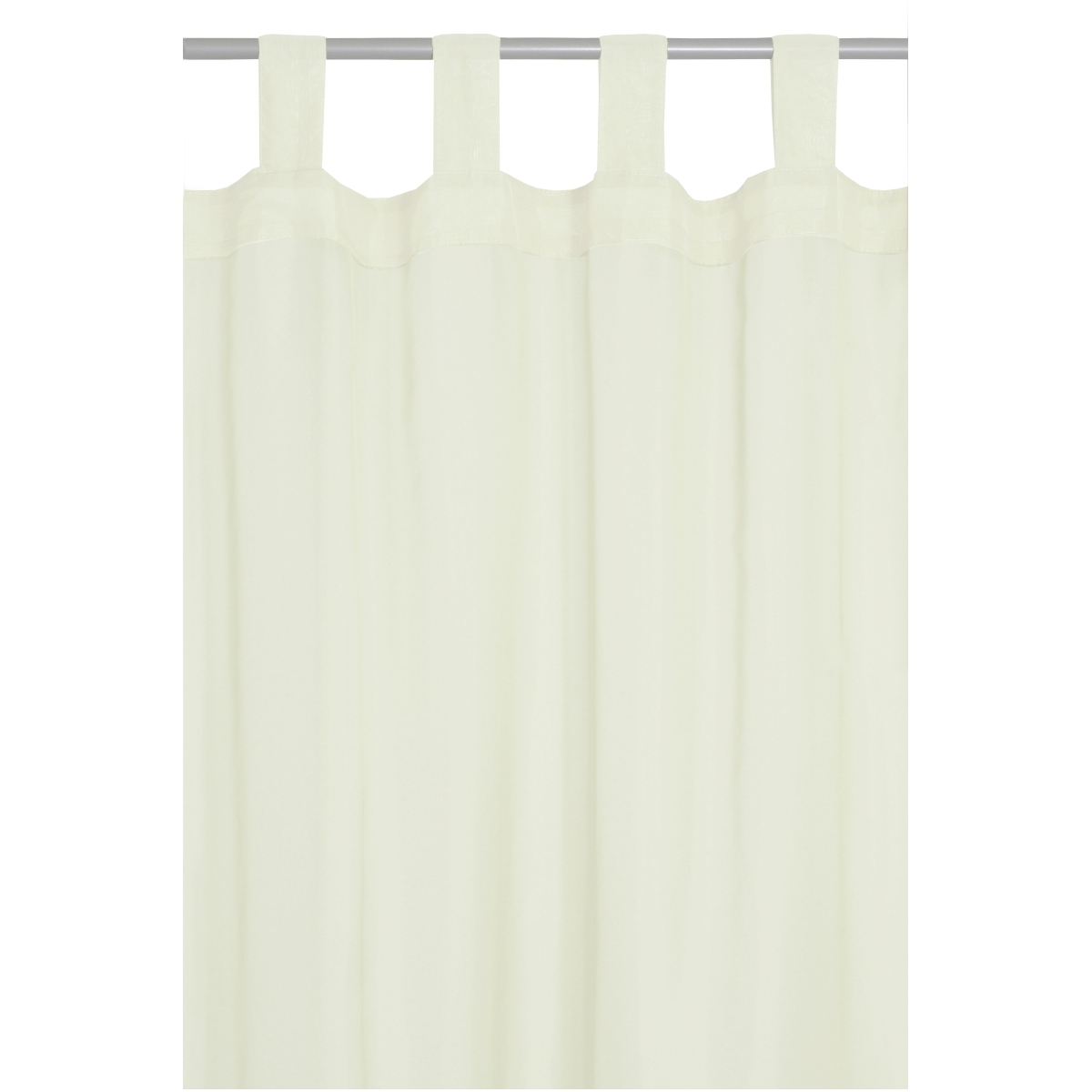Vorhang Gardine Transparent Schlaufenschal Dekoschal in Creme-Beige Vorhang Gardine Transparent Schlaufenschal Dekoschal in Creme-Beige
