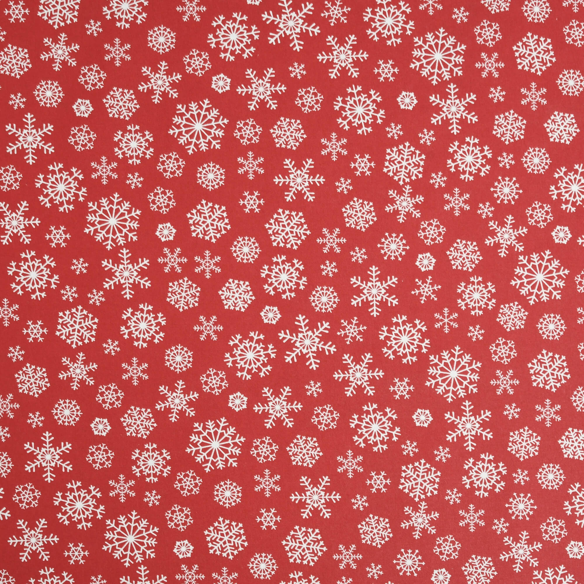 Moderno® Tischdecke Weihnachten Weihnachtstischdecke Schneeflocken Motiv Rot-Weiss mit Fleckschutz