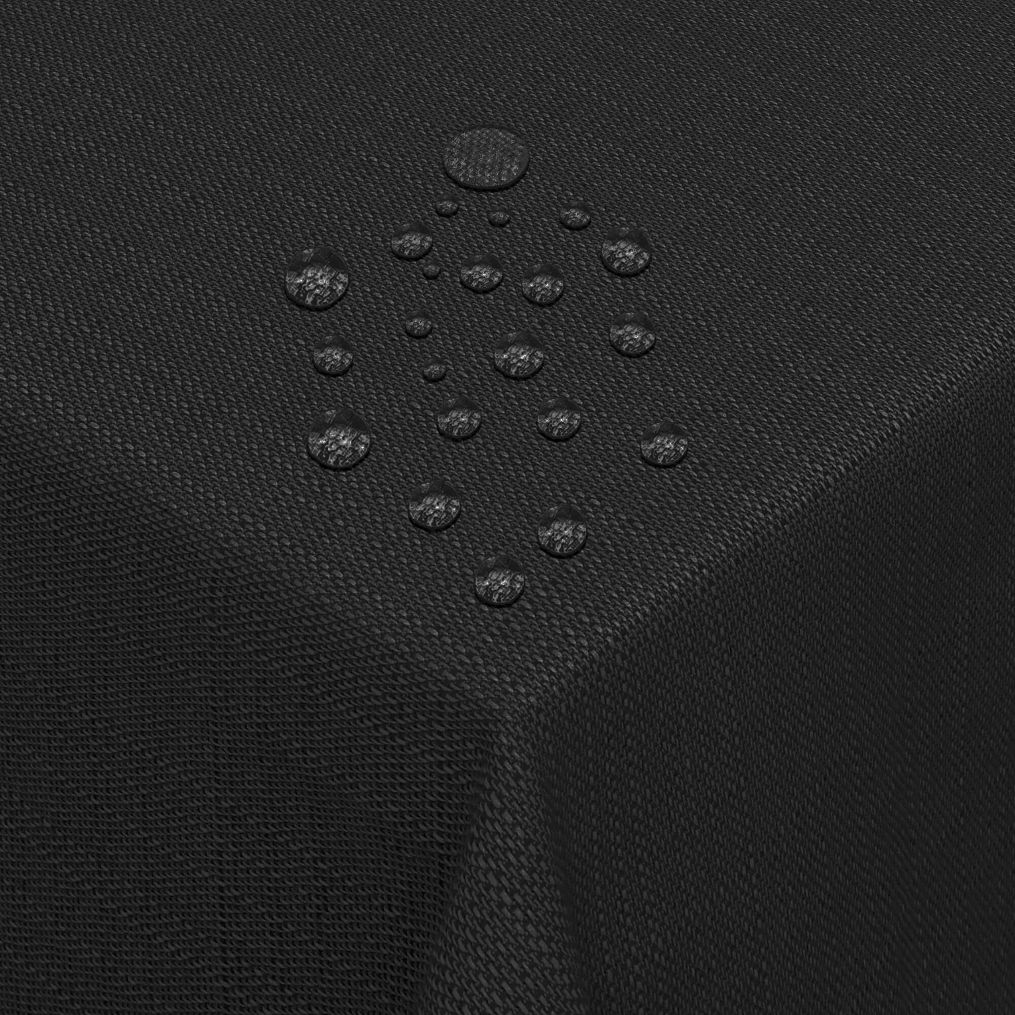 Moderno® Tischdecken Jacquard-Gewebe mit Fleckschutz und Saum Alicante in Schwarz