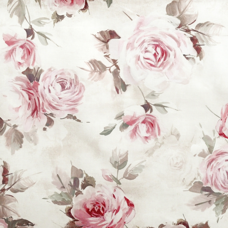 Tischdecken Novara mit Rosen Motiv und Fleckschutz in Beige Tischdecken Novara mit Rosen Motiv und Fleckschutz in Beige