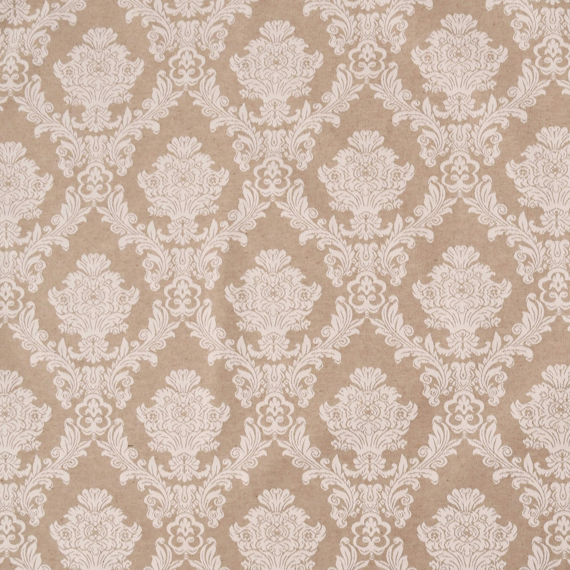 Moderno® Tischläufer Weihnachten Barock Hellbraun-Weiß – Jacquard-Gewebe mit Fleckschutz, festlich & abwaschbar Moderno® Tischläufer Weihnachten Barock Hellbraun-Weiß – Jacquard-Gewebe mit Fleckschutz, festlich & abwaschbar