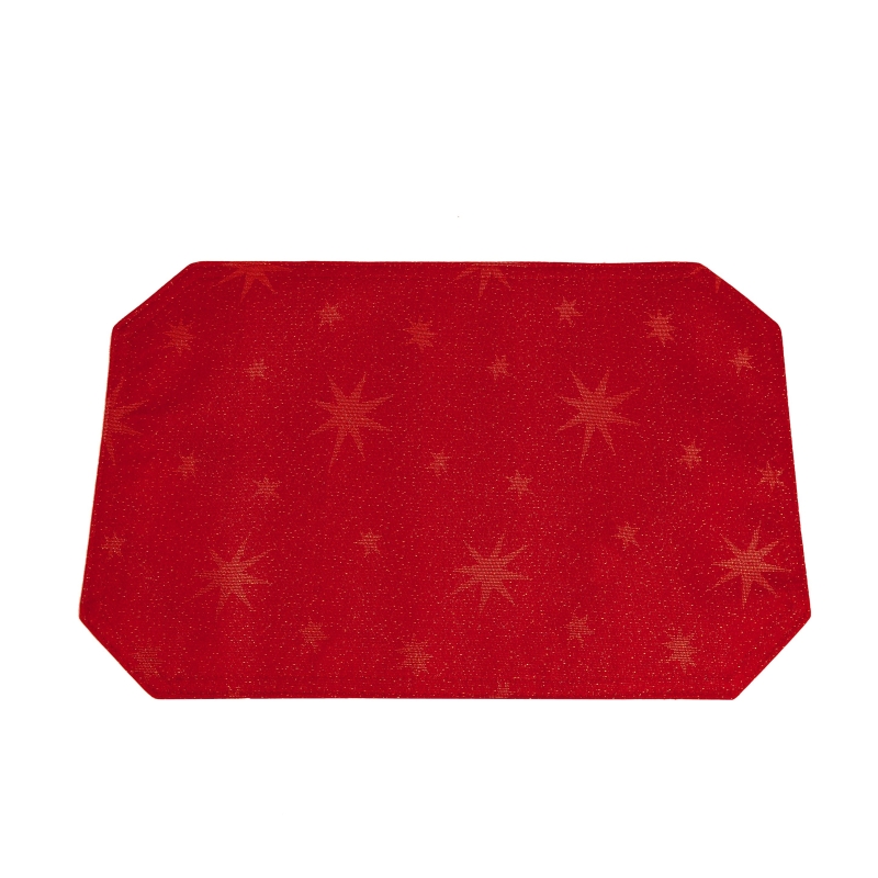 Tischsets Platzsets Lurex 30x45 cm in Rot-Gold Tischsets Platzsets Lurex 30x45 cm in Rot-Gold