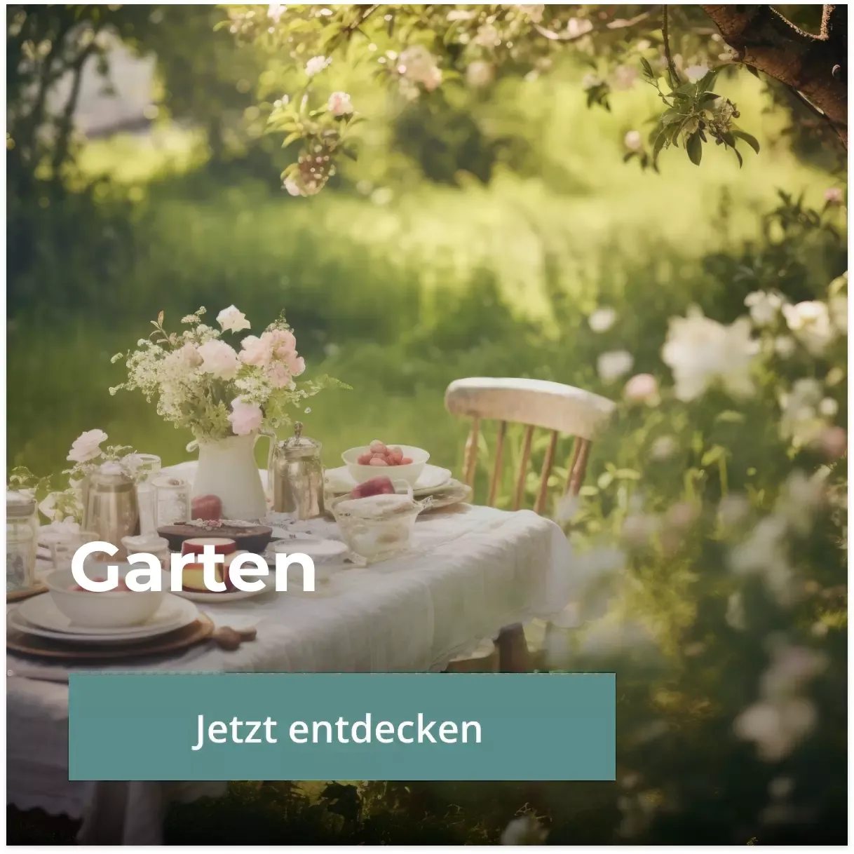Garten - Entdecken Sie unser Sortiment an Gartenmöbeln, Dekorationen und Zubehör für Ihren Außenbereich.