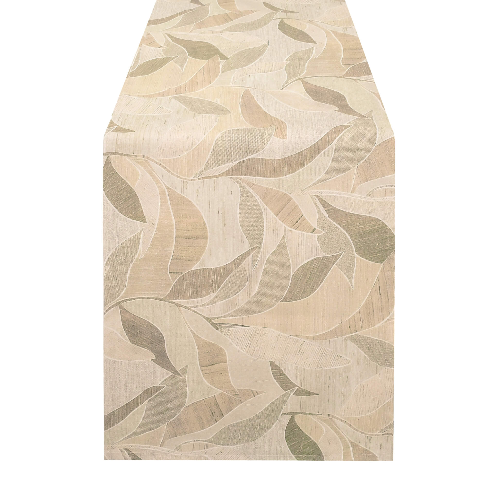 Moderno® Tischläufer abwaschbar mit Fleckschutz – Blätterdesign in Natur- & Grüntönen Moderno® Tischläufer abwaschbar mit Fleckschutz – Blätterdesign in Natur- & Grüntönen