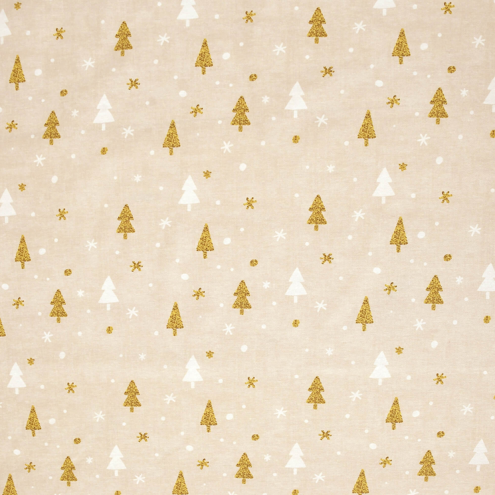 Moderno® Tischdecke Weihnachten Weihnachtstischdecke Weihnachtsbäume Motiv Gold mit Fleckschutz