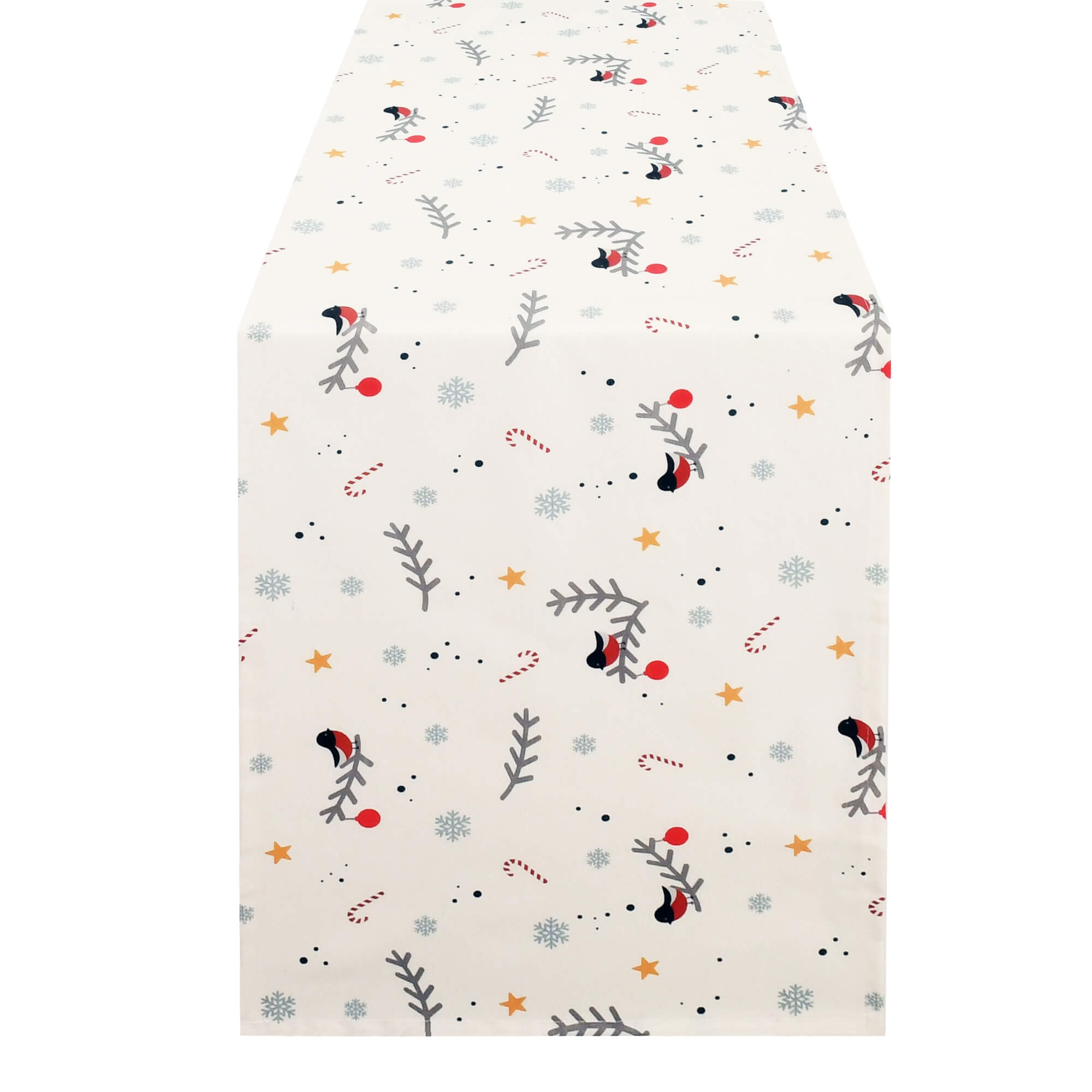 Moderno® Tischläufer Weihnachten mit Fleckschutz – Sterne & Zweige in Weiß, modern & abwaschbar Moderno® Tischläufer Weihnachten mit Fleckschutz – Sterne & Zweige in Weiß, modern & abwaschbar